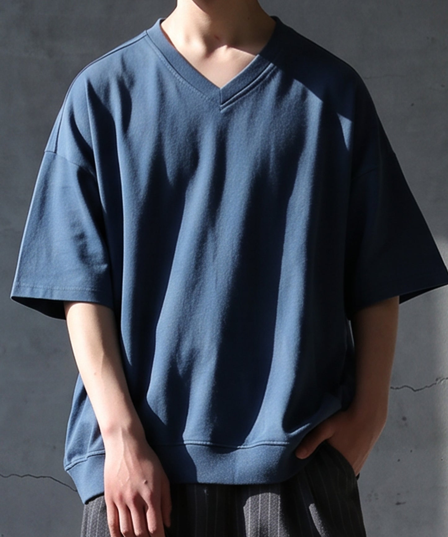 100% Cotton Drop Shoulder T-Shirt Men’s