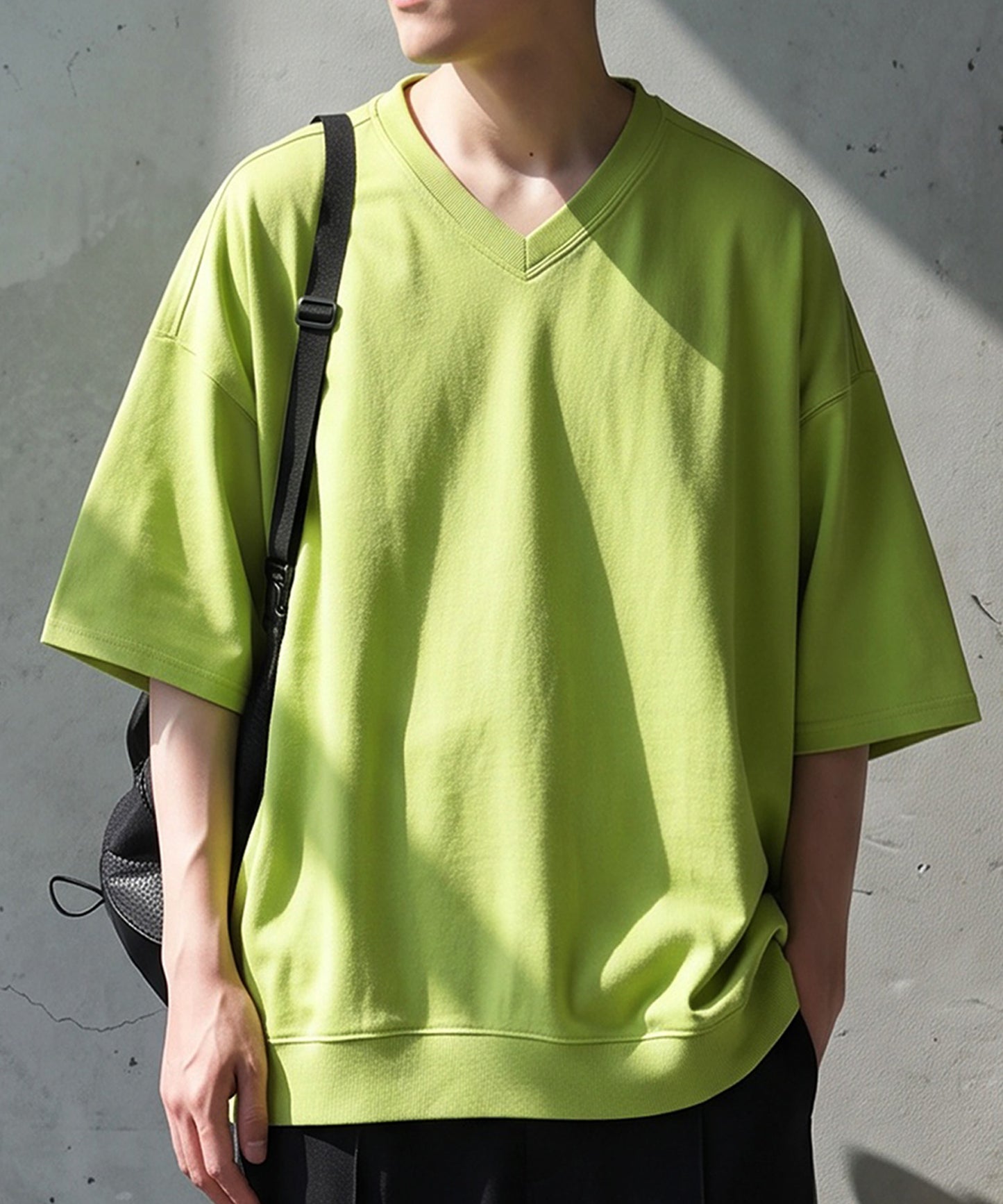 100% Cotton Drop Shoulder T-Shirt Men’s
