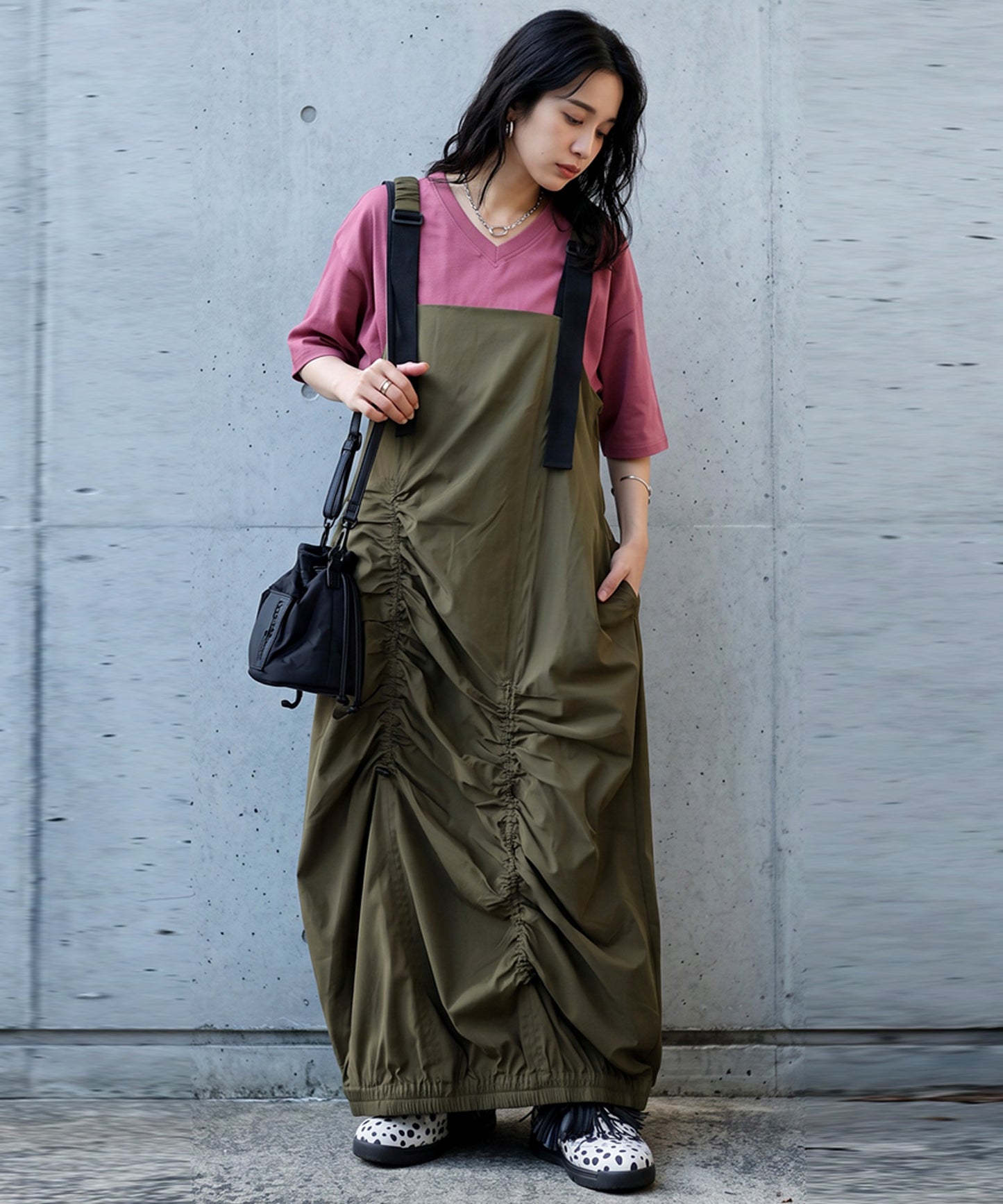 100% Cotton Ribbed Hem Drop Shoulder T-Shirt Ladies