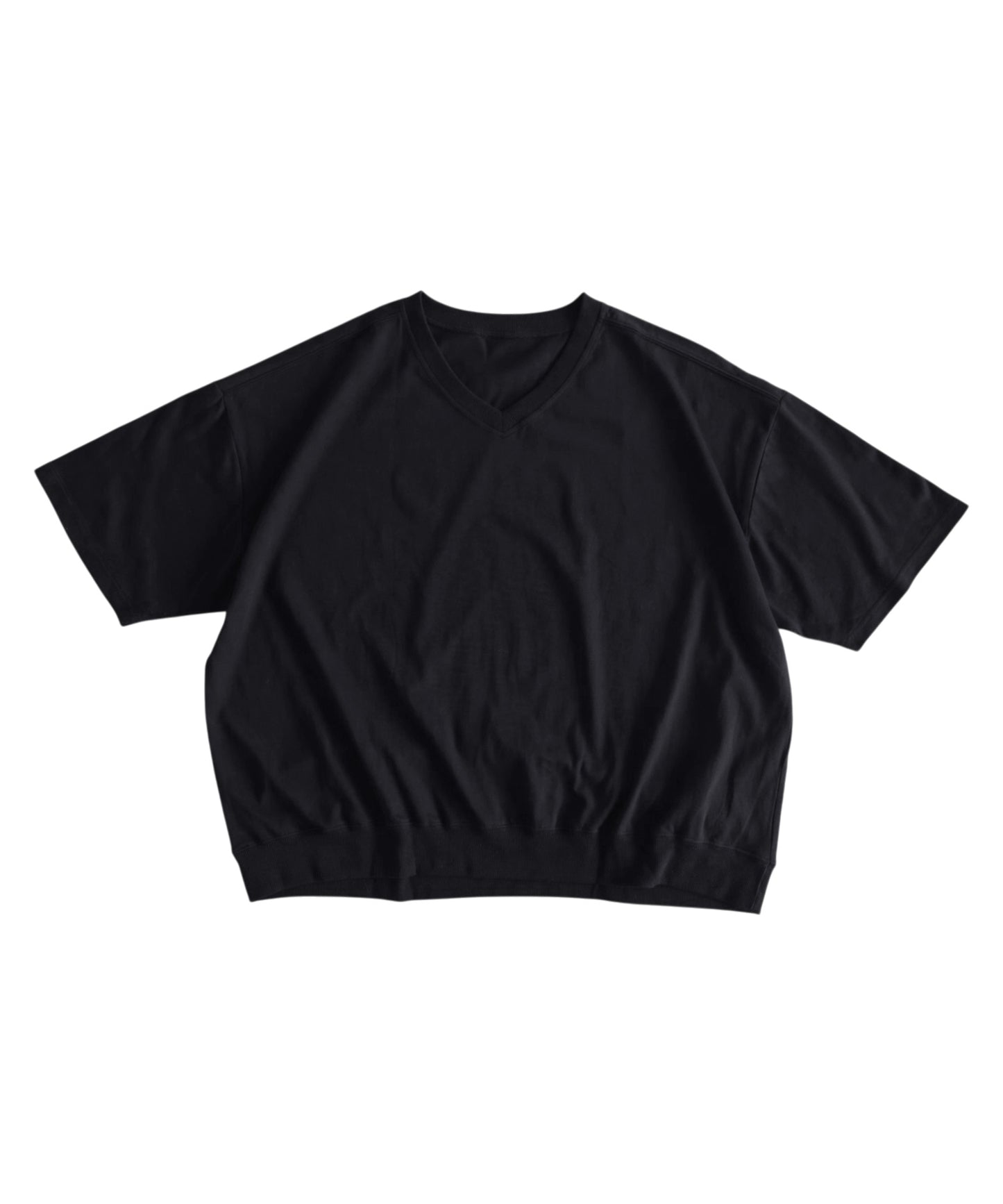 100% Cotton Ribbed Hem Drop Shoulder T-Shirt Ladies