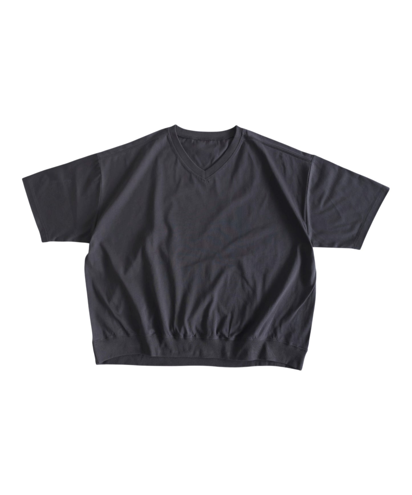 100% Cotton Ribbed Hem Drop Shoulder T-Shirt Men’s