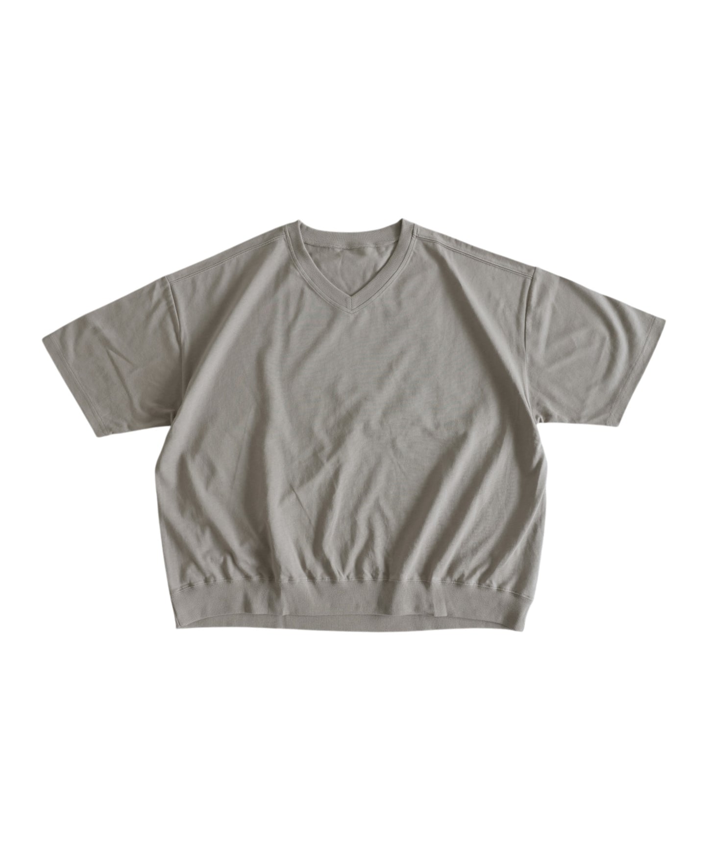 100% Cotton Ribbed Hem Drop Shoulder T-Shirt Men’s