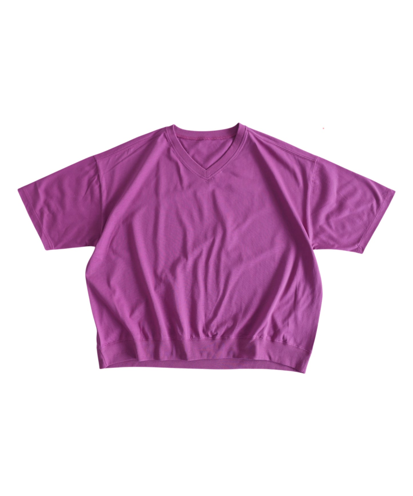 100% Cotton Ribbed Hem Drop Shoulder T-Shirt Men’s