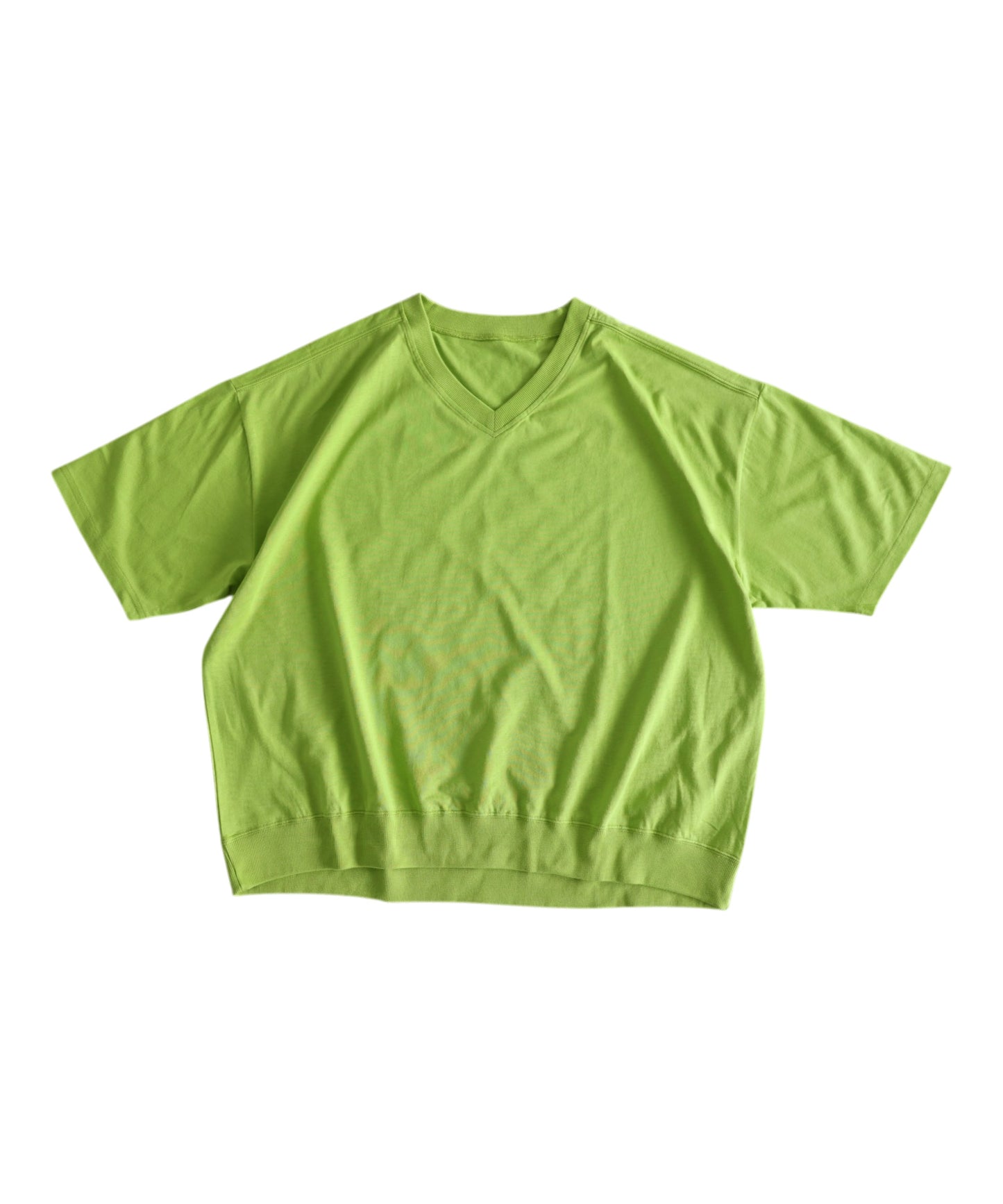 100% Cotton Ribbed Hem Drop Shoulder T-Shirt Ladies