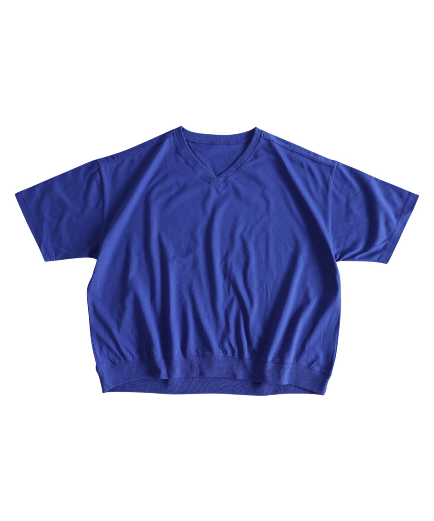 100% Cotton Ribbed Hem Drop Shoulder T-Shirt Ladies