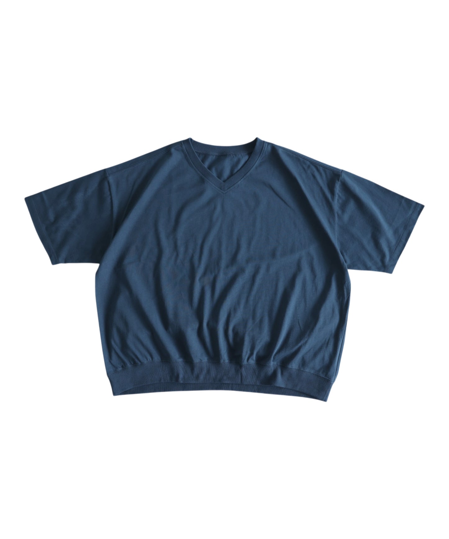 100% Cotton Ribbed Hem Drop Shoulder T-Shirt Men’s