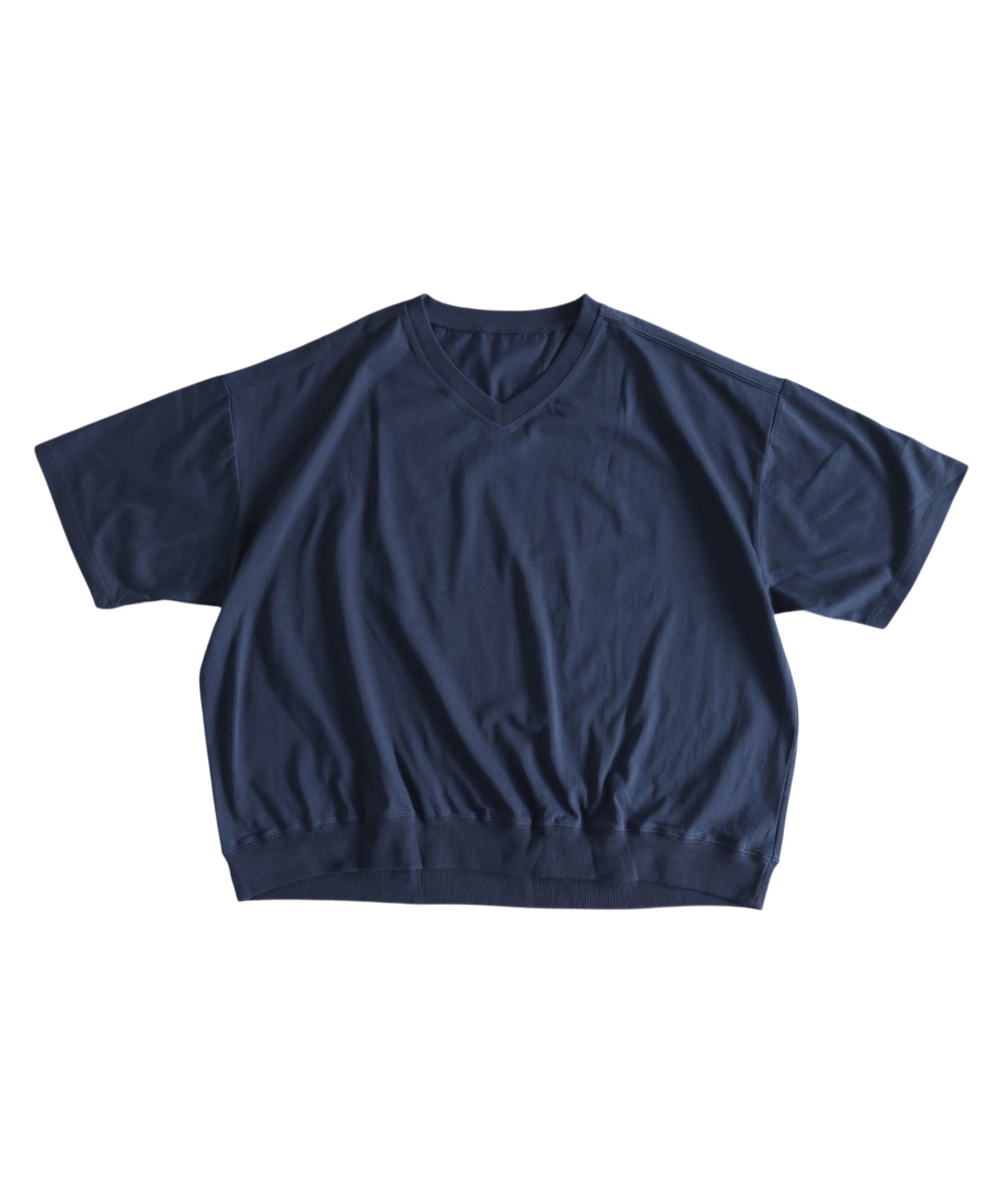 100% Cotton Ribbed Hem Drop Shoulder T-Shirt Ladies