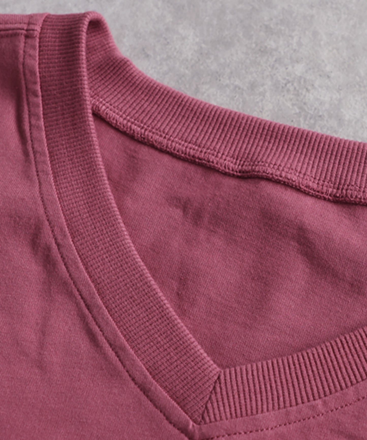 100% Cotton Ribbed Hem Drop Shoulder T-Shirt Men’s