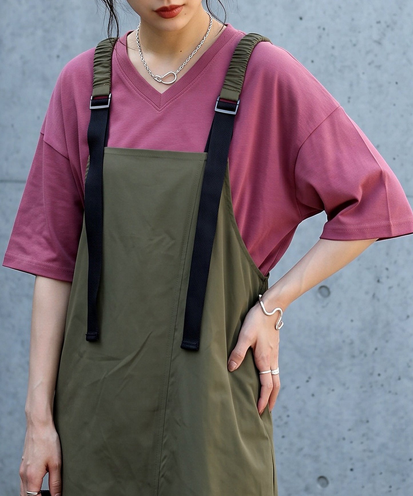 100% Cotton Ribbed Hem Drop Shoulder T-Shirt Ladies