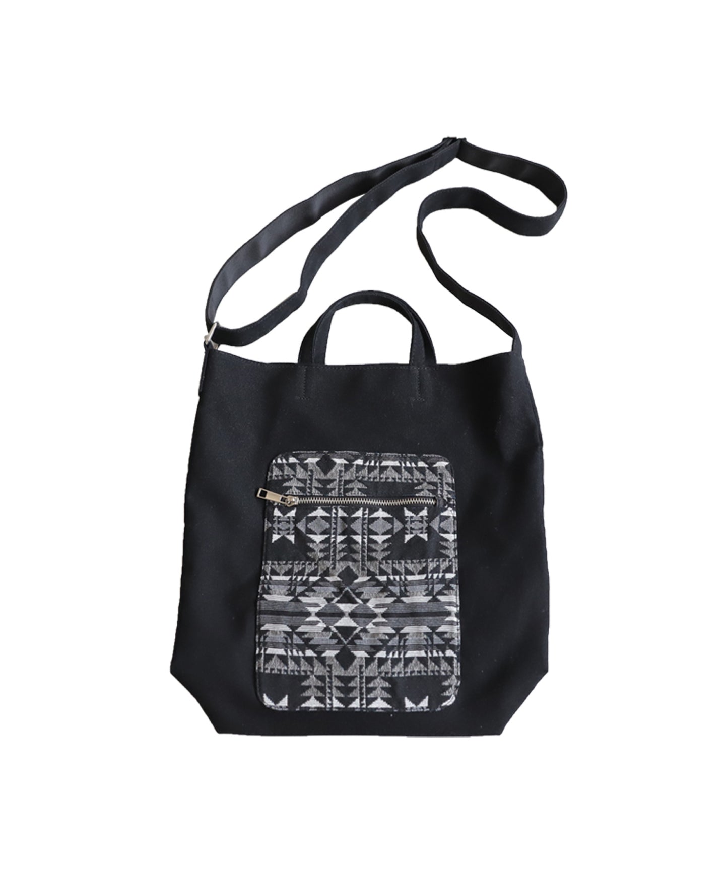 Men's Kilim Pattern Canvas Tote Bag