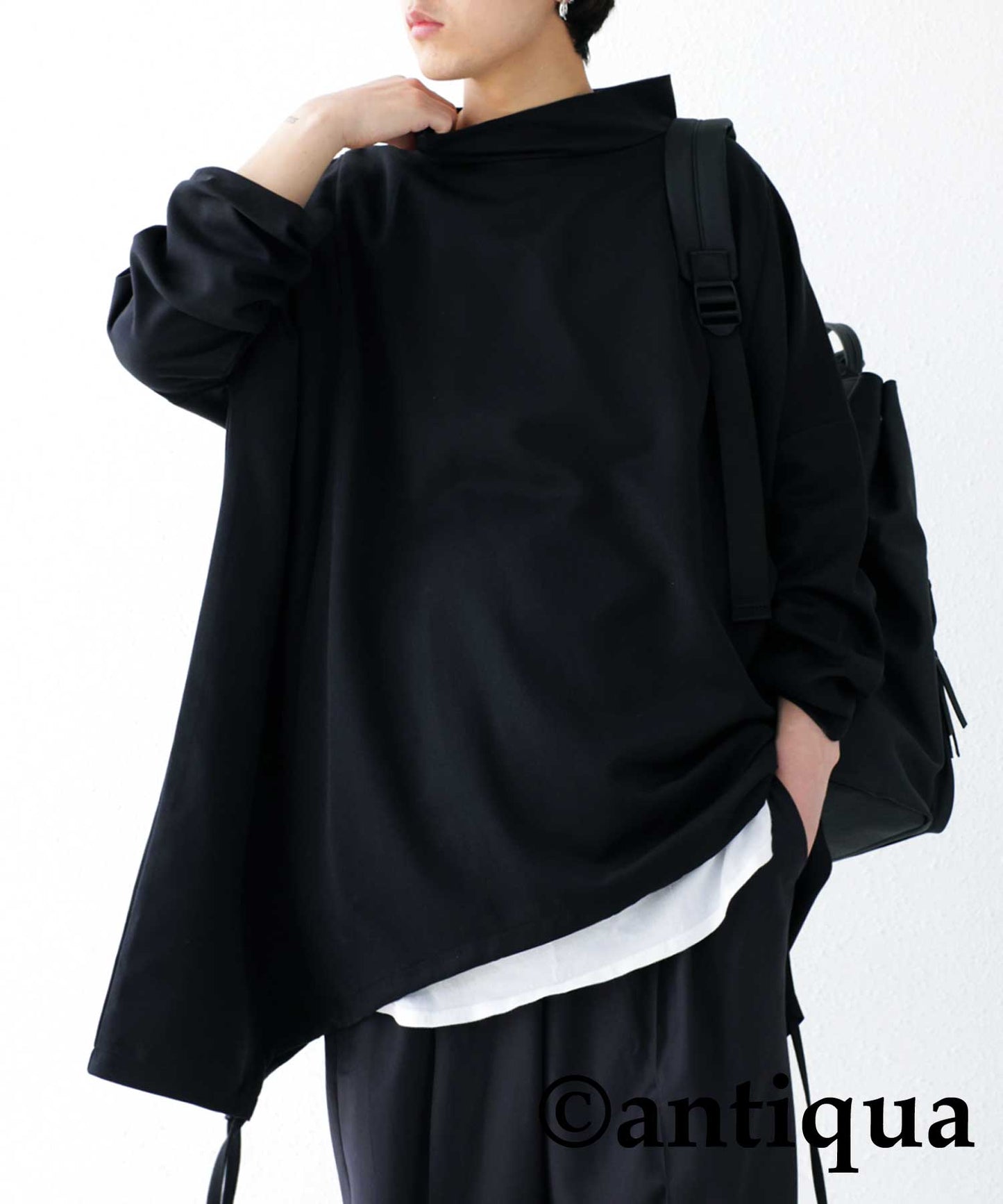 Transformable loose-fitting Men's pullover