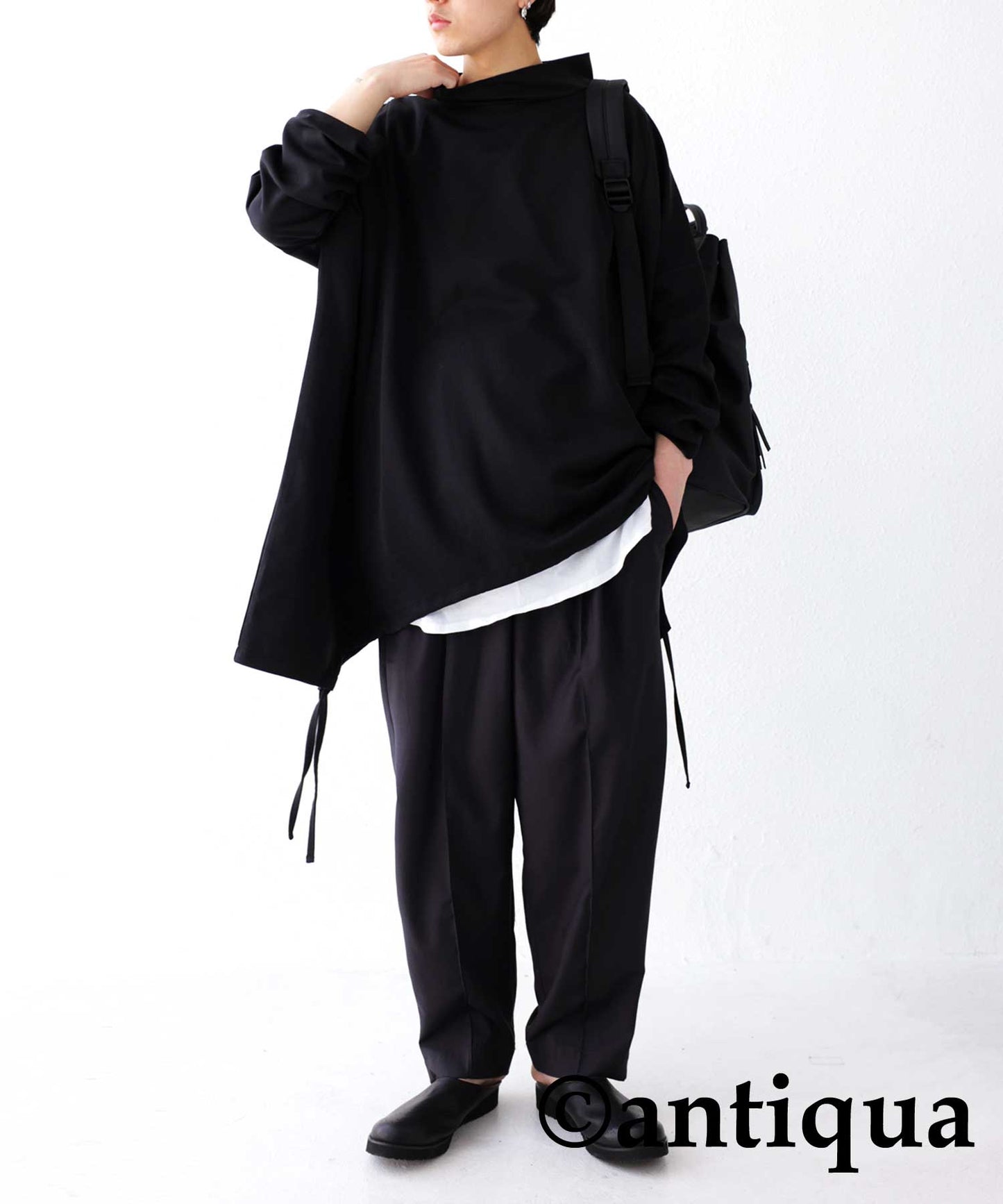 Transformable loose-fitting Men's pullover