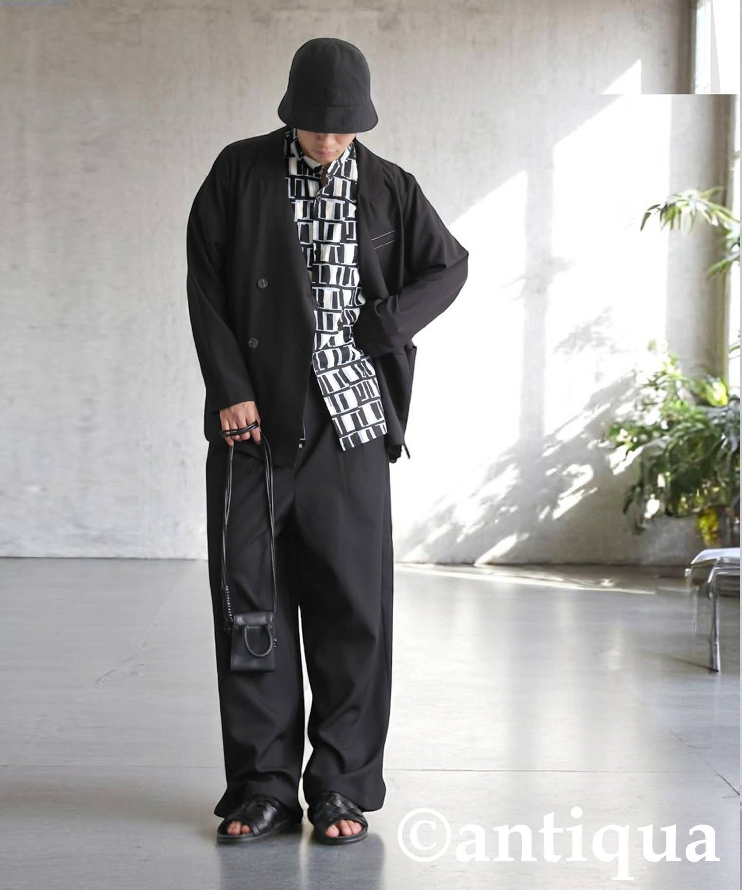 Men's Square Pattern Shirt