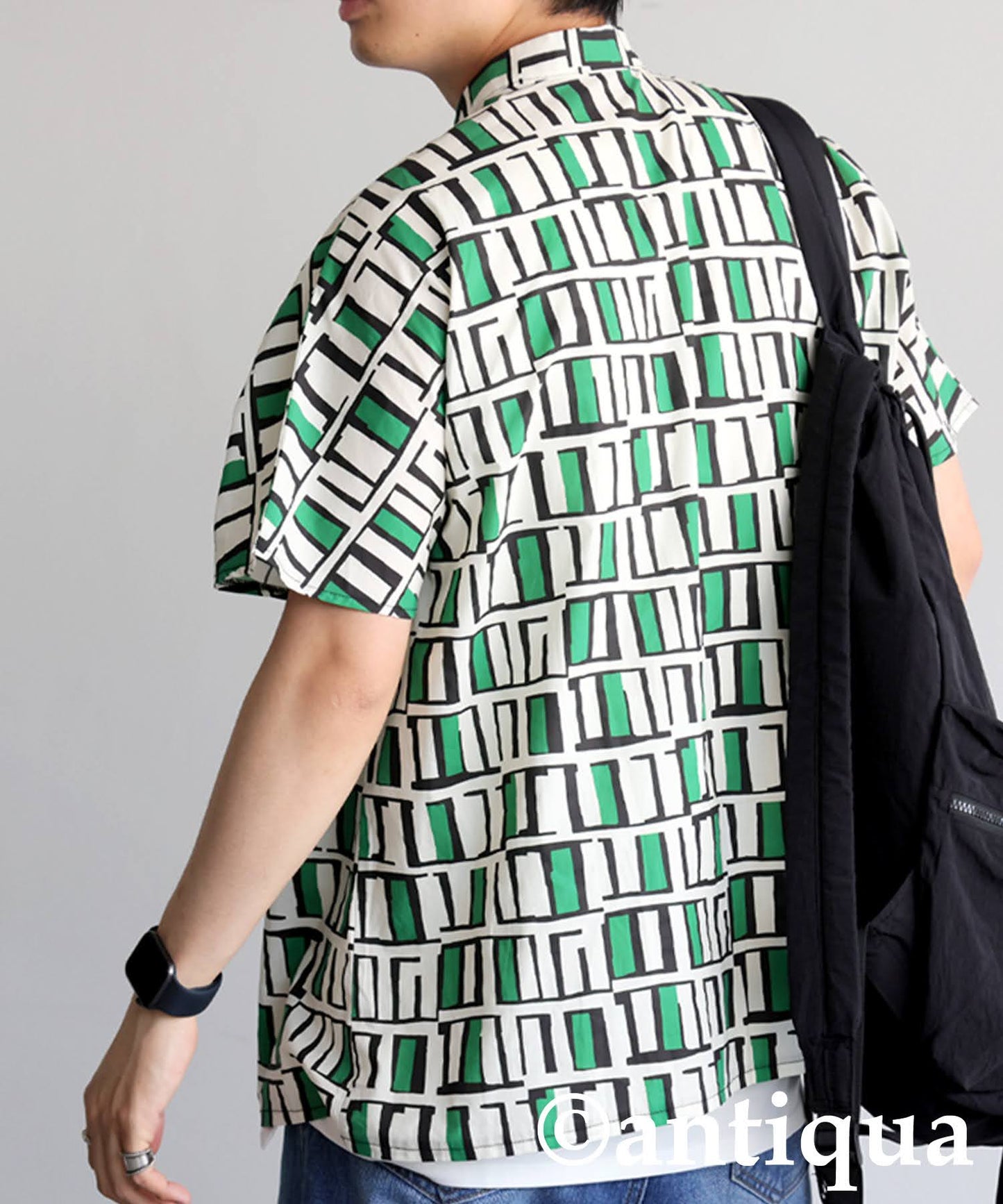 Men's Square Pattern Shirt