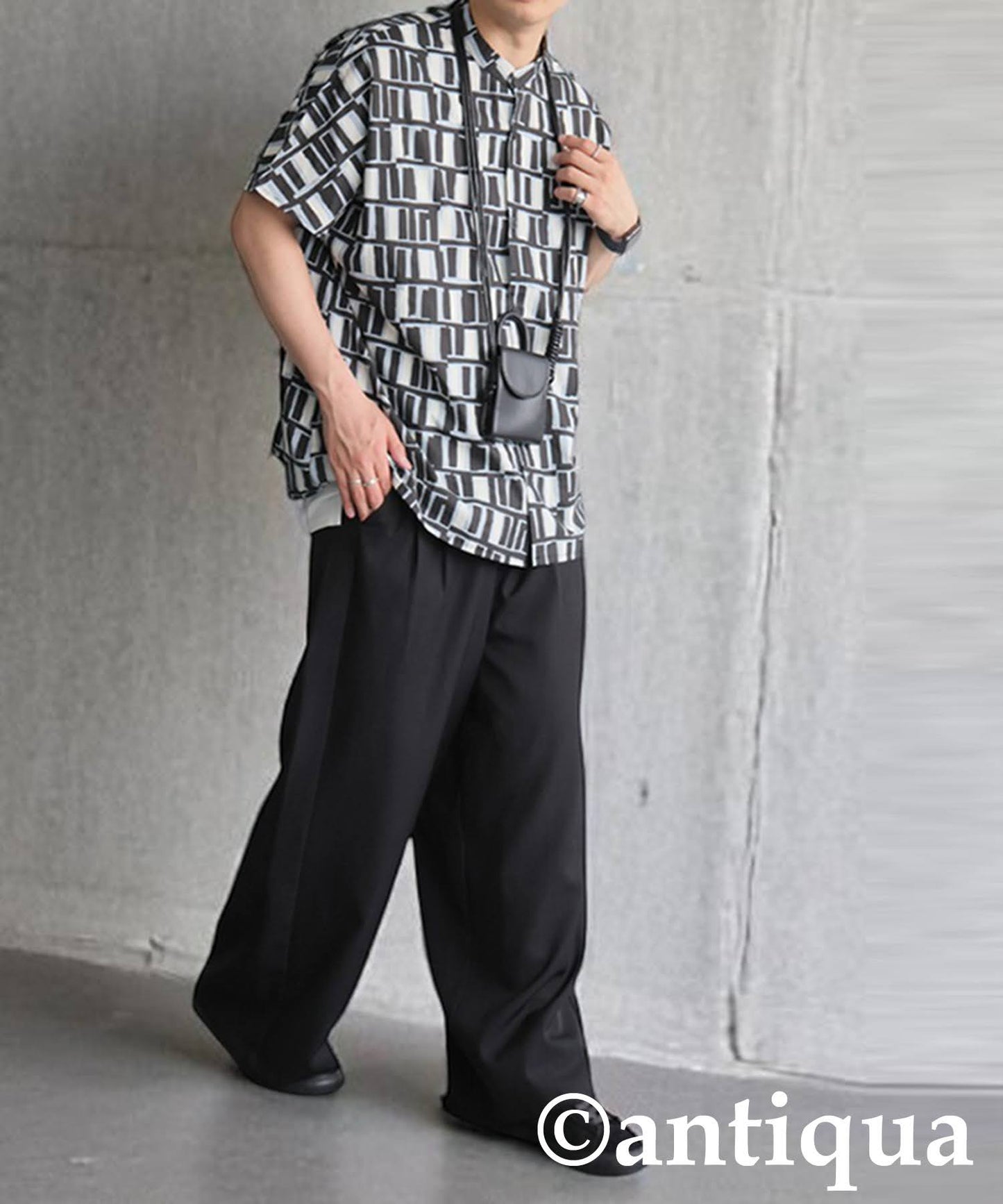 Men's Square Pattern Shirt