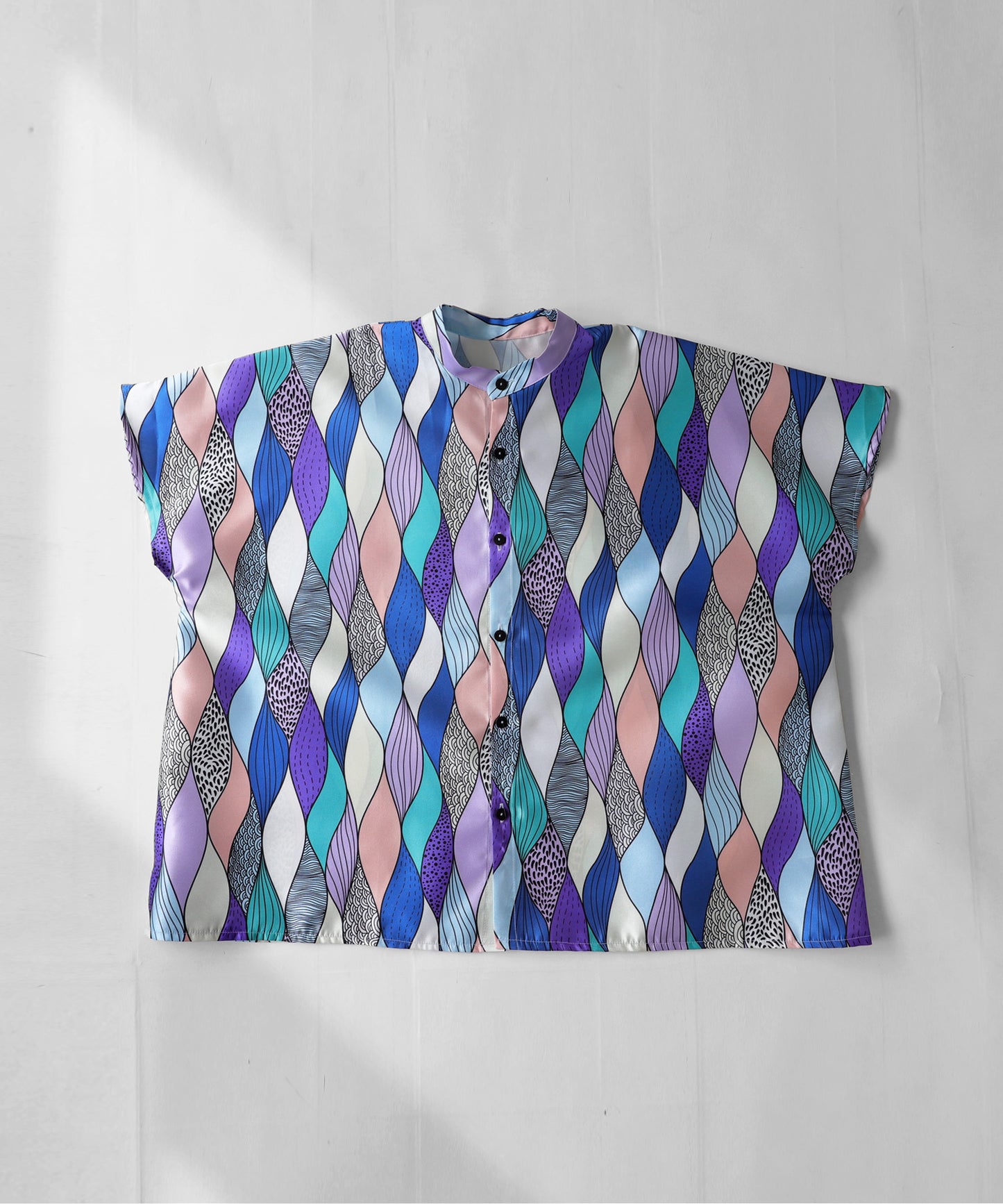 Art pattern Men's Shirt Ladies Tops Short-Sleeve