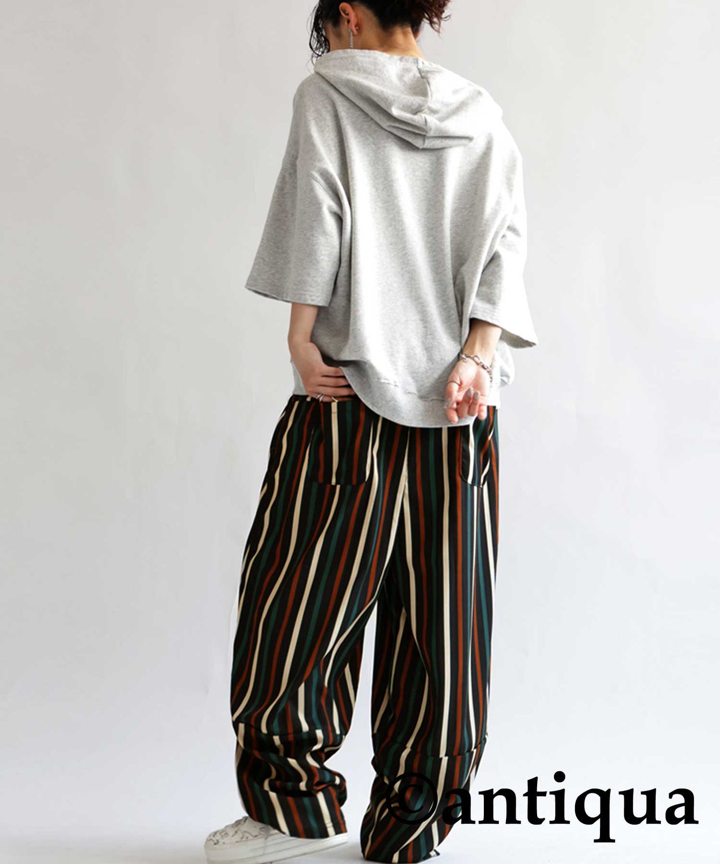 Colorful multi -striped pants Ladies