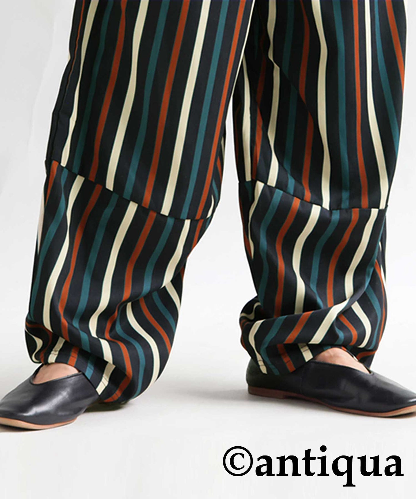 Colorful multi -striped pants Ladies