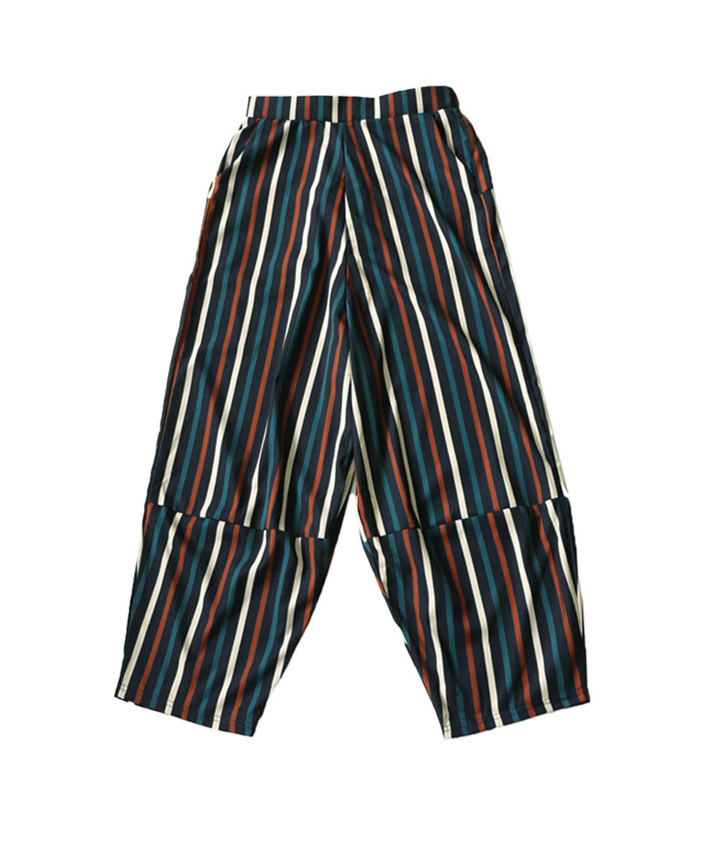 Colorful multi -striped pants Men's