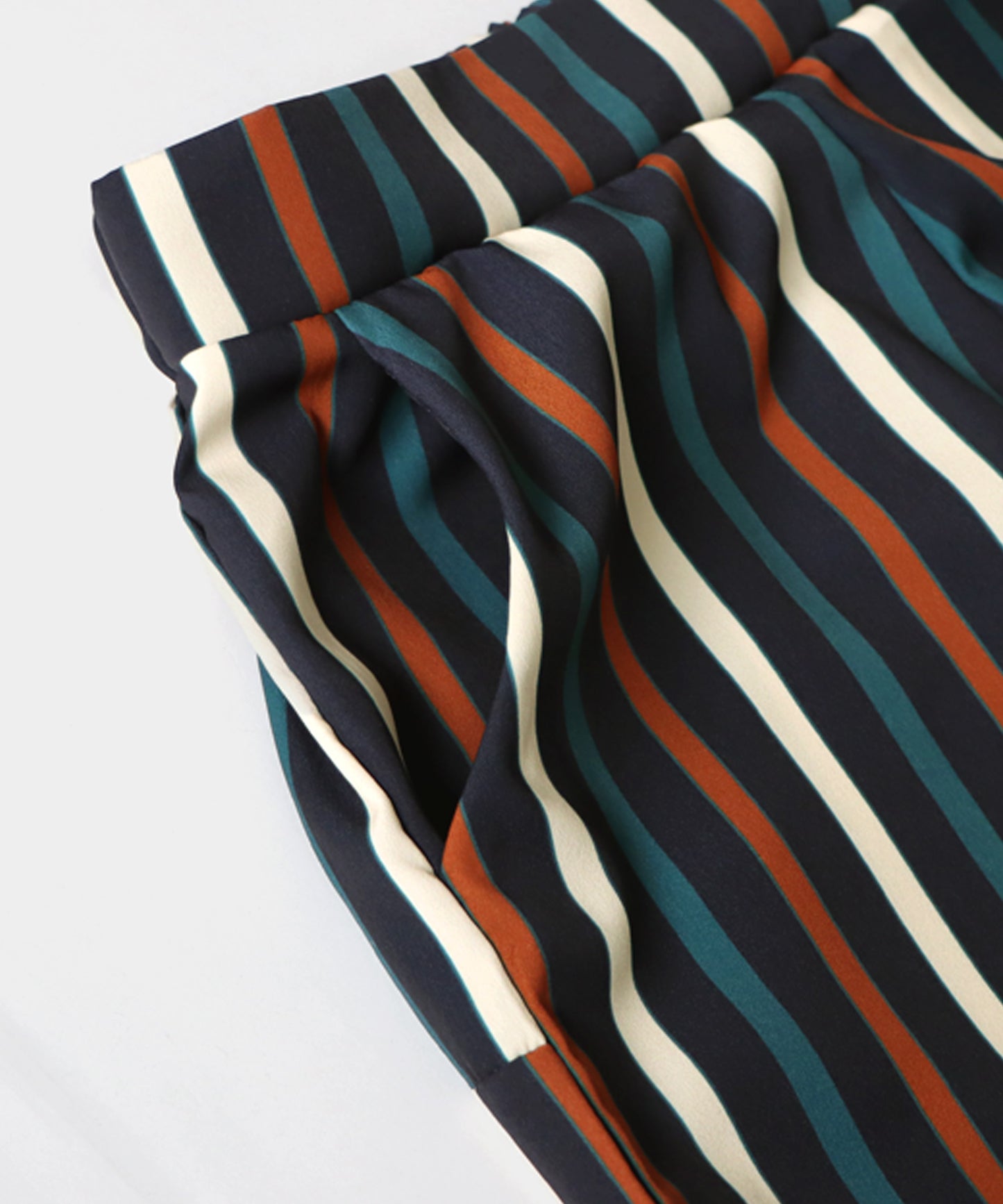 Colorful multi -striped pants Men's