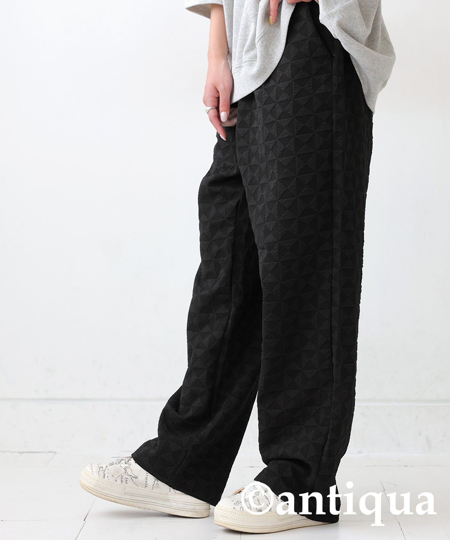 Geometric Pattern Pants Ladies