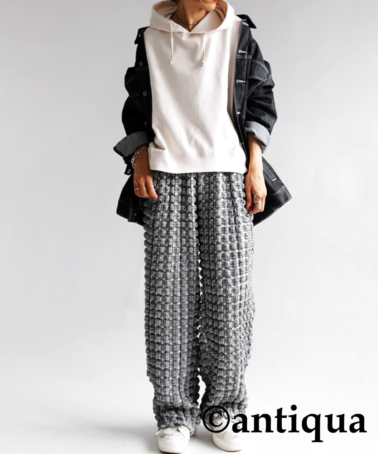 Ladies wide pants full-length