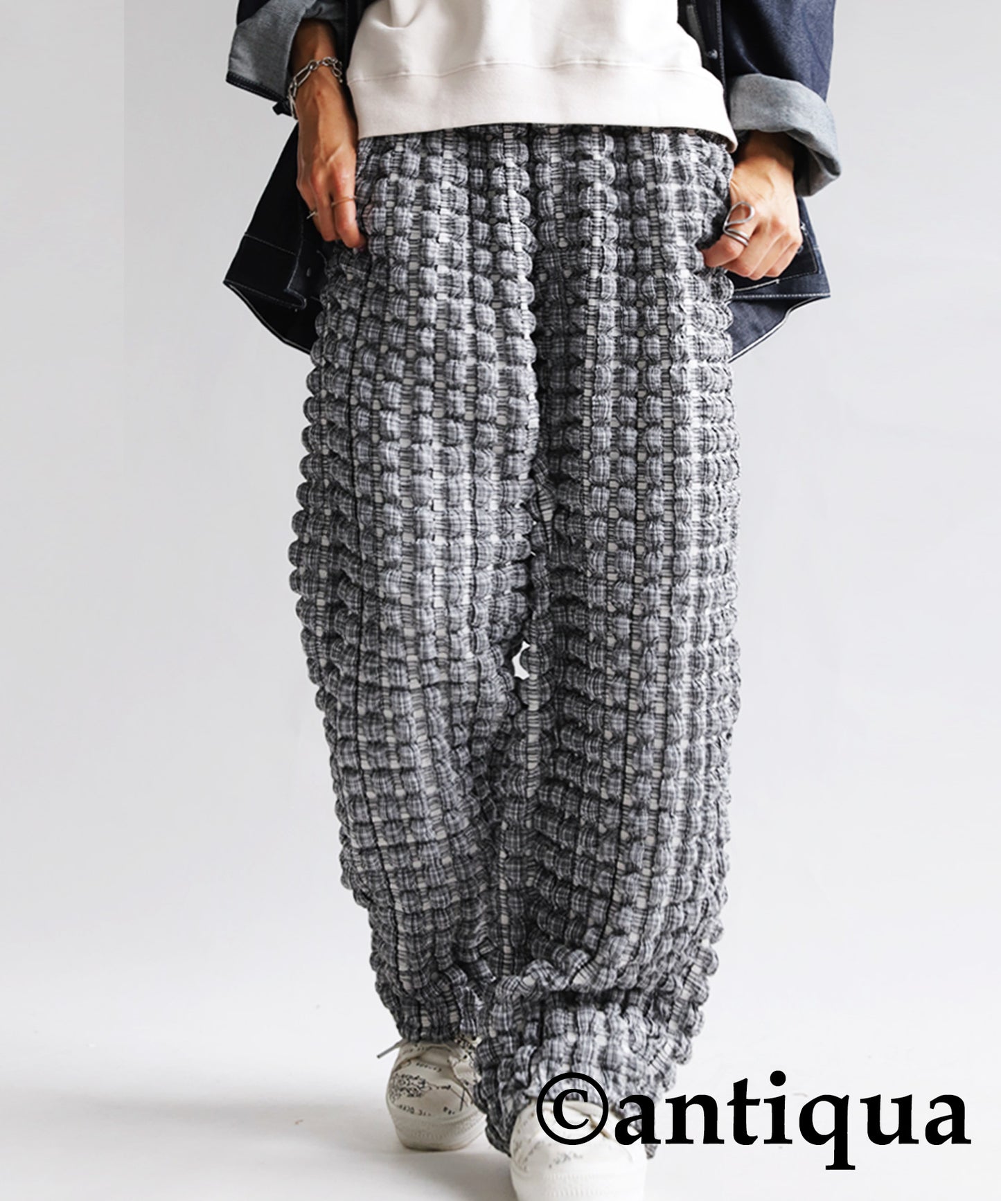 Ladies wide pants full-length