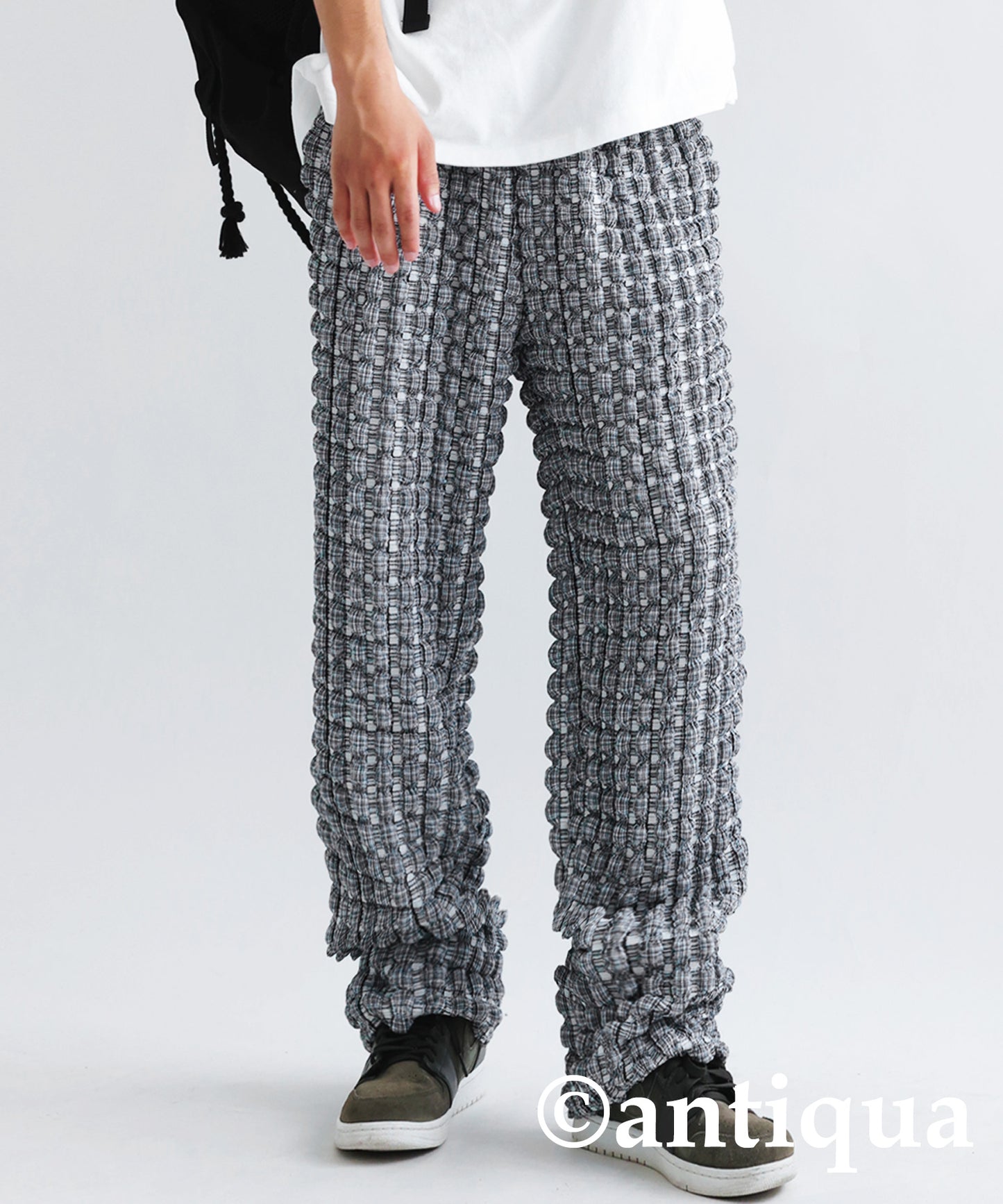 Men's wide pants long-length