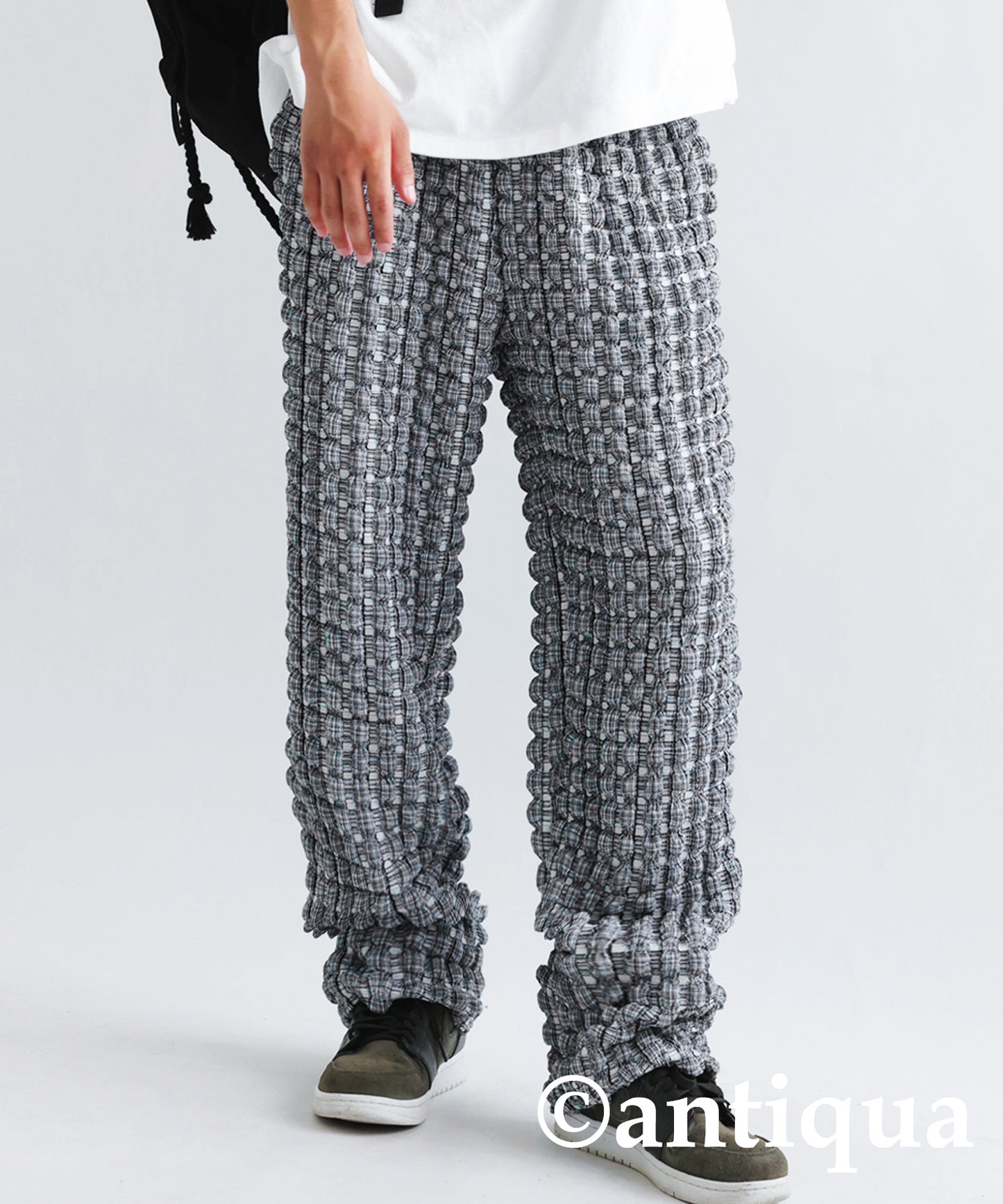 Men's wide pants long-length