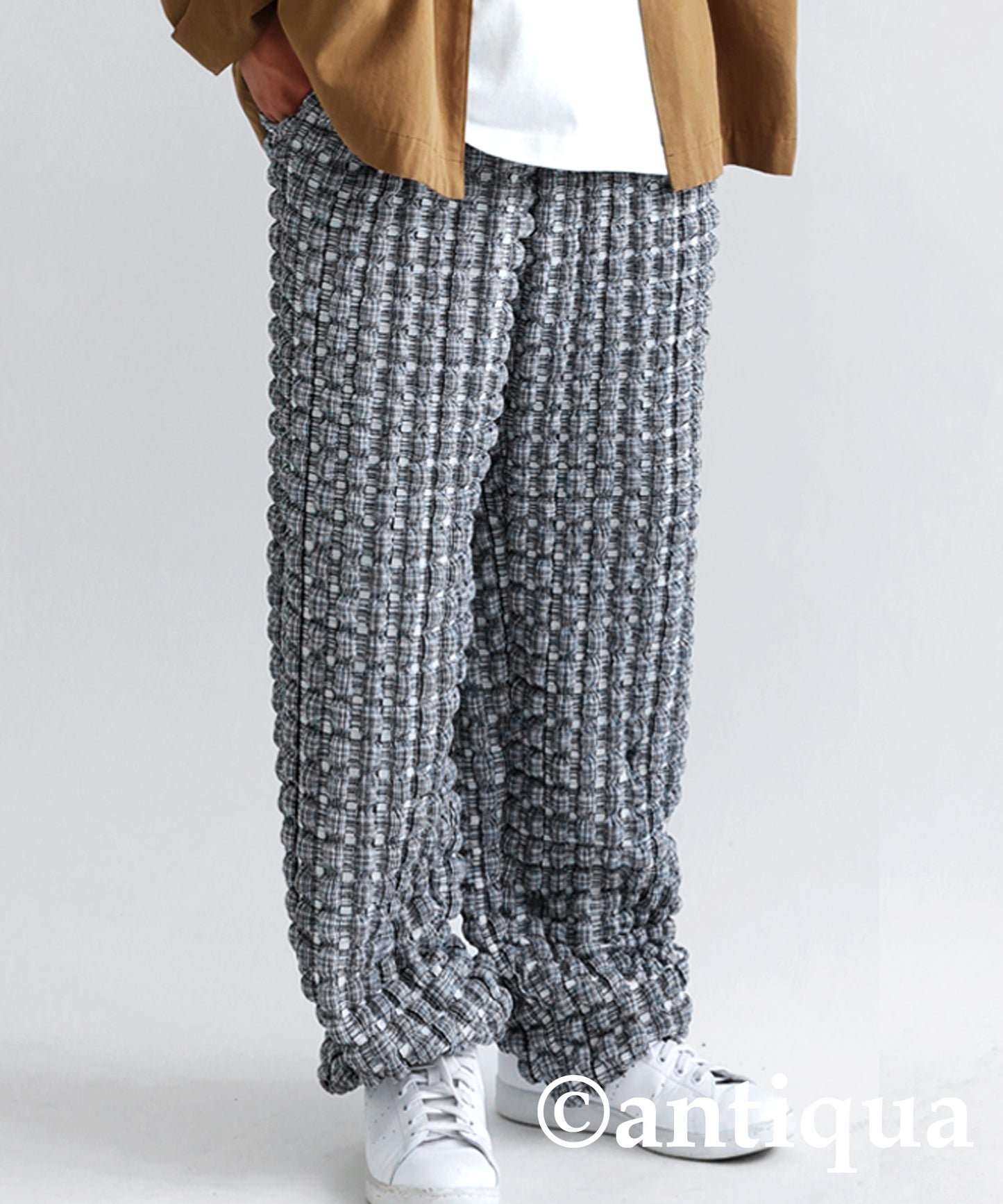 Men's wide pants long-length