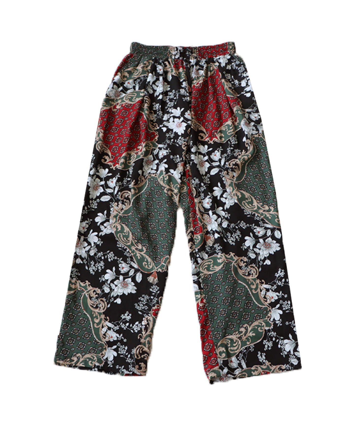 Antique pattern pants Ladies