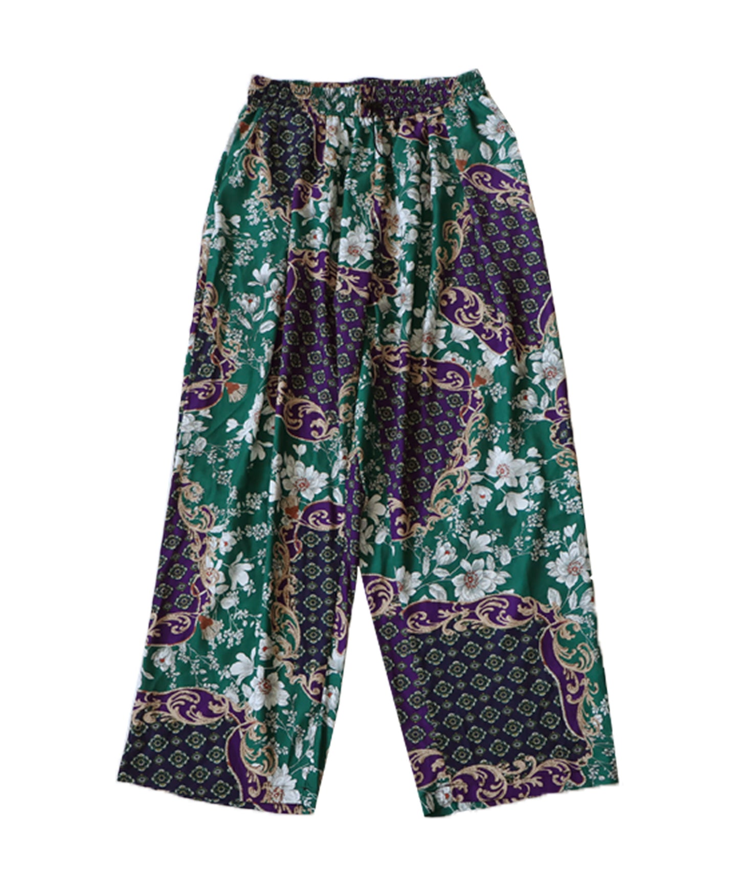 Antique pattern pants Ladies