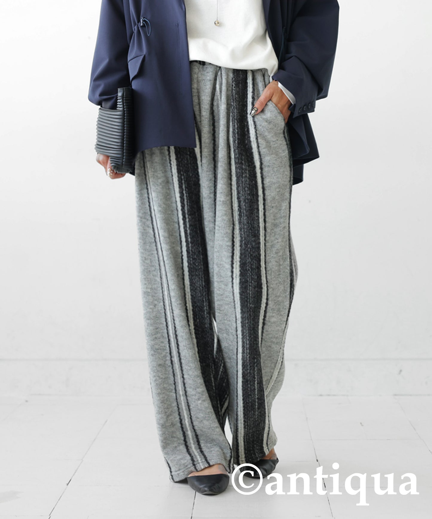 Striped pattern Pants Ladies