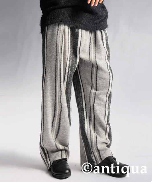 Striped pattern Pants Men's