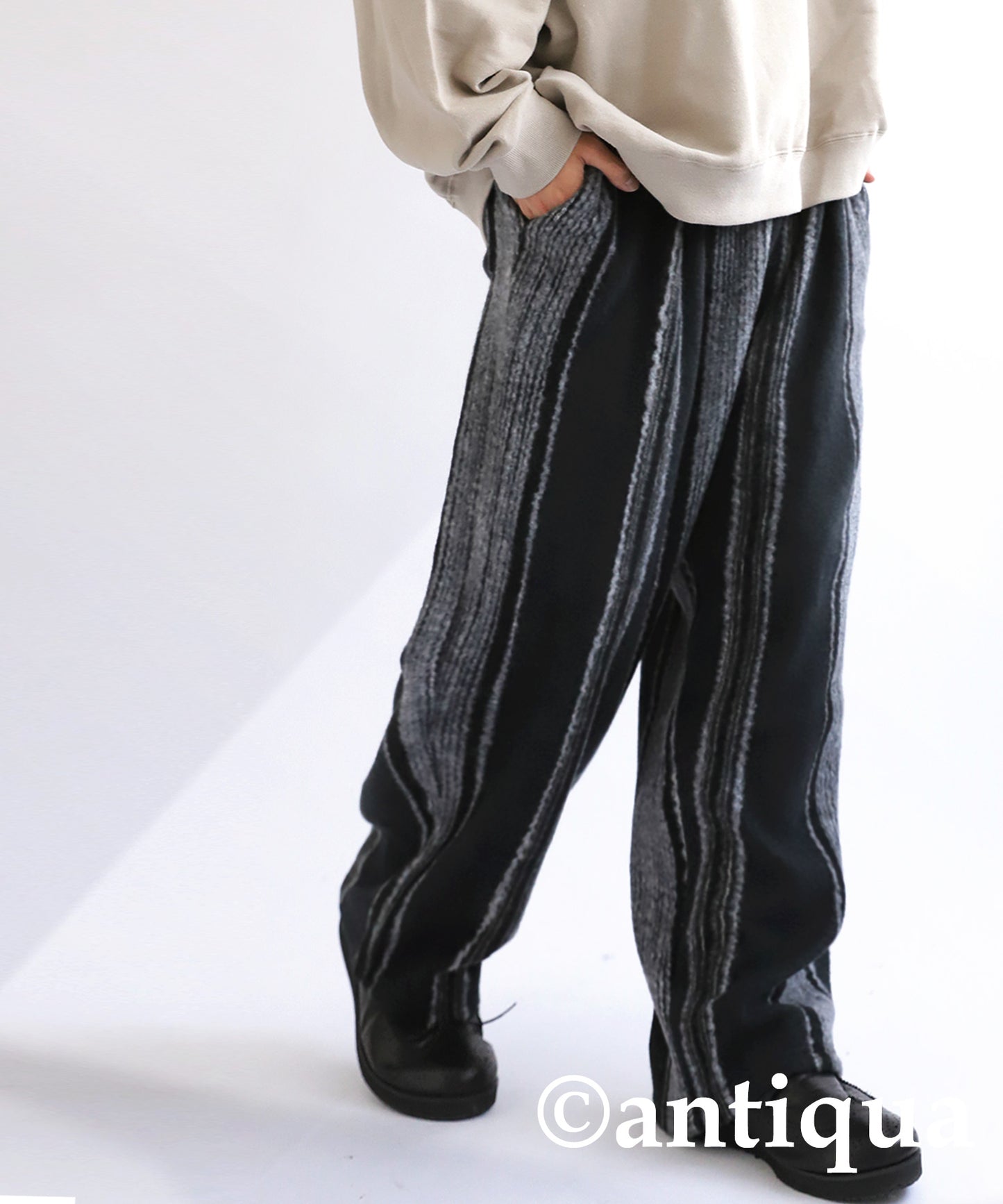 Striped pattern Pants Men's