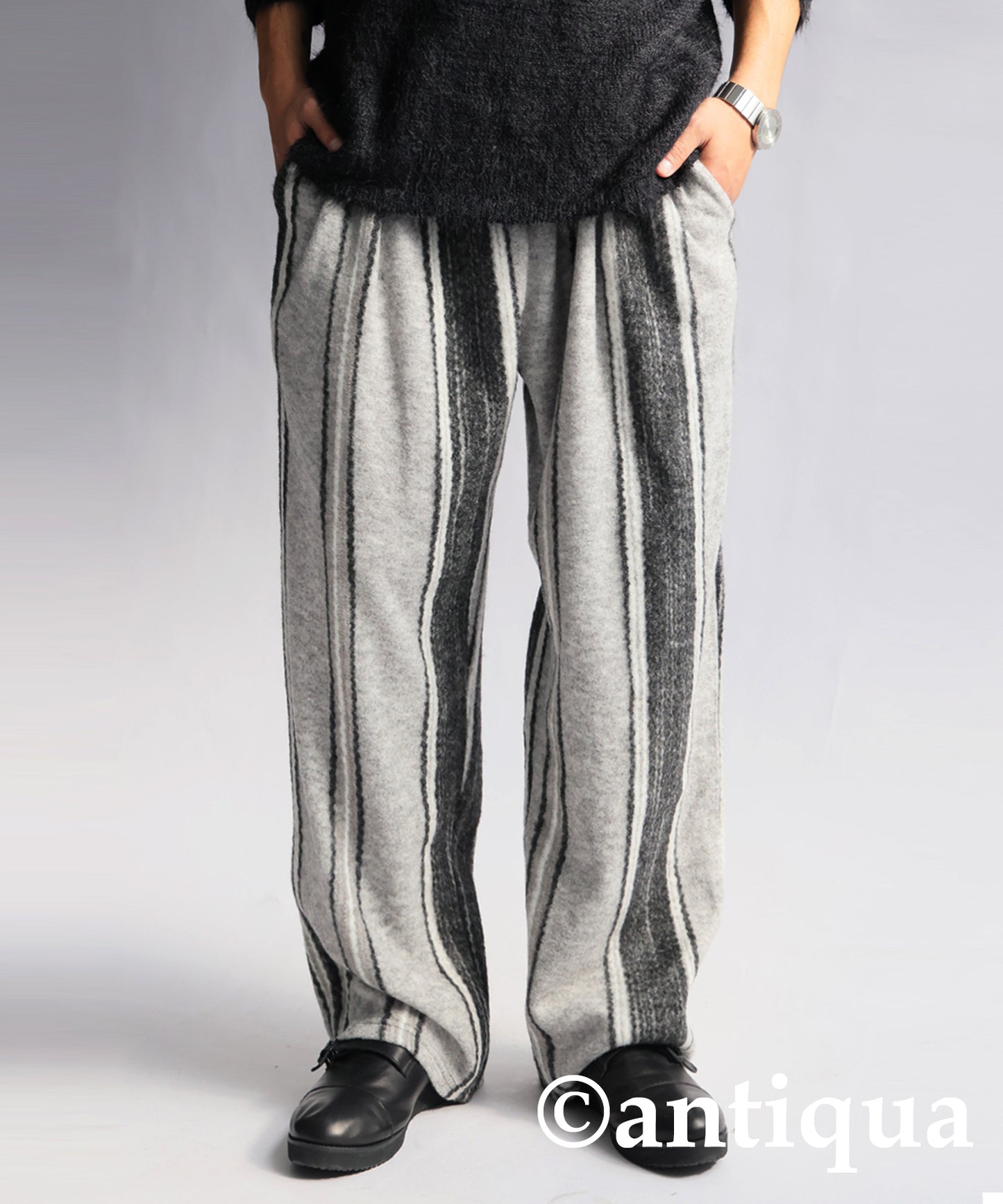 Striped pattern Pants Men's