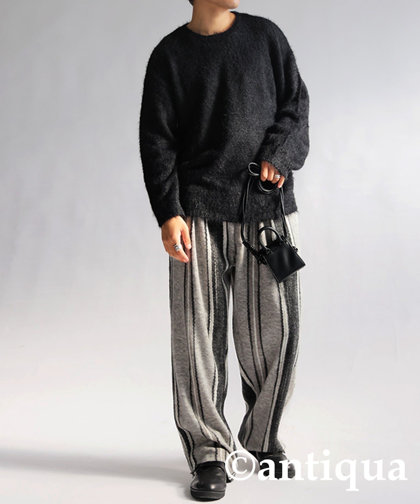 Striped pattern Pants Men's