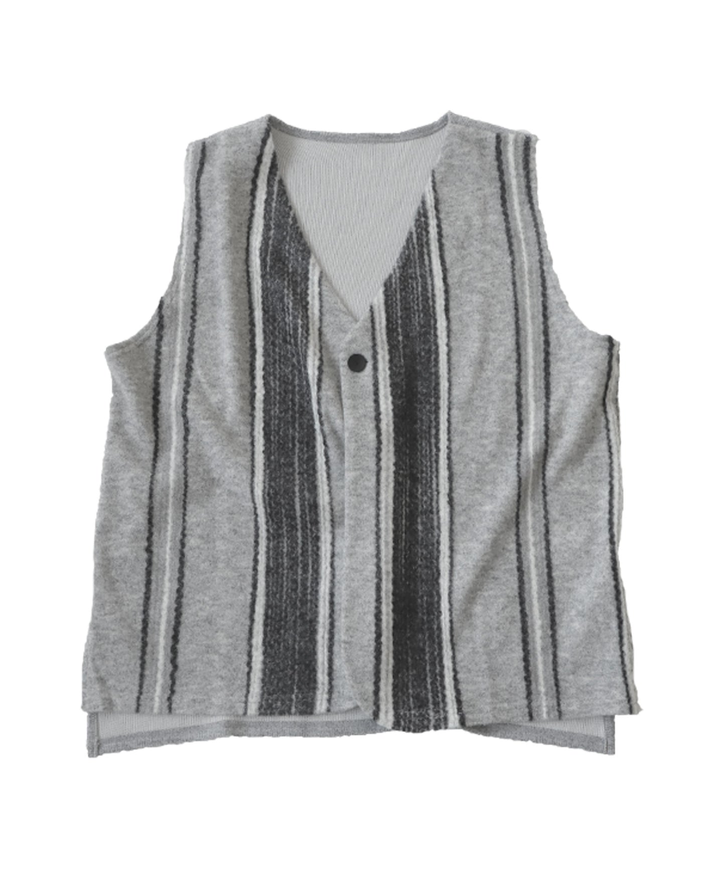 Striped pattern Vest Ladies