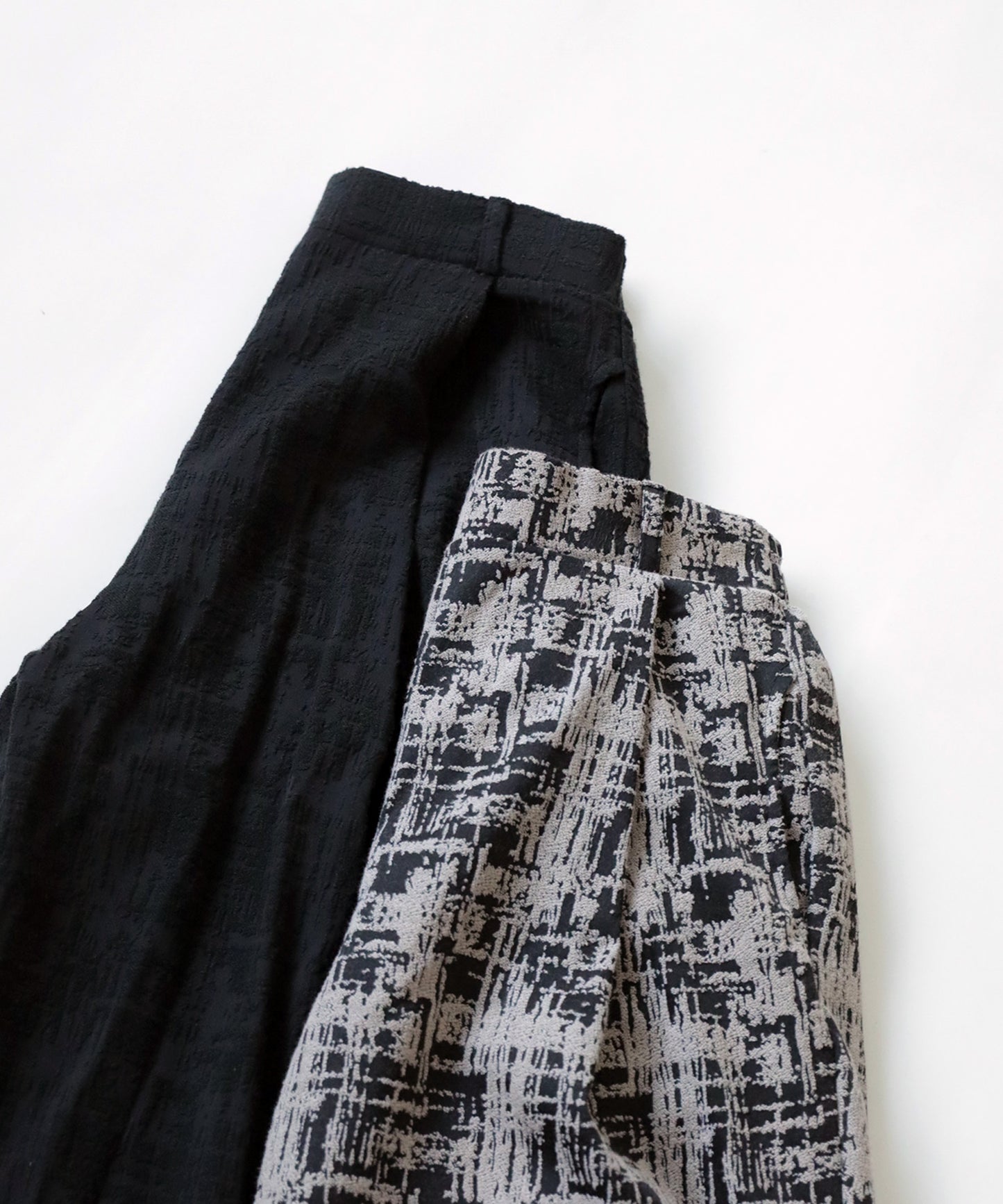 Nuance Pattern Jacquard Pants Ladies