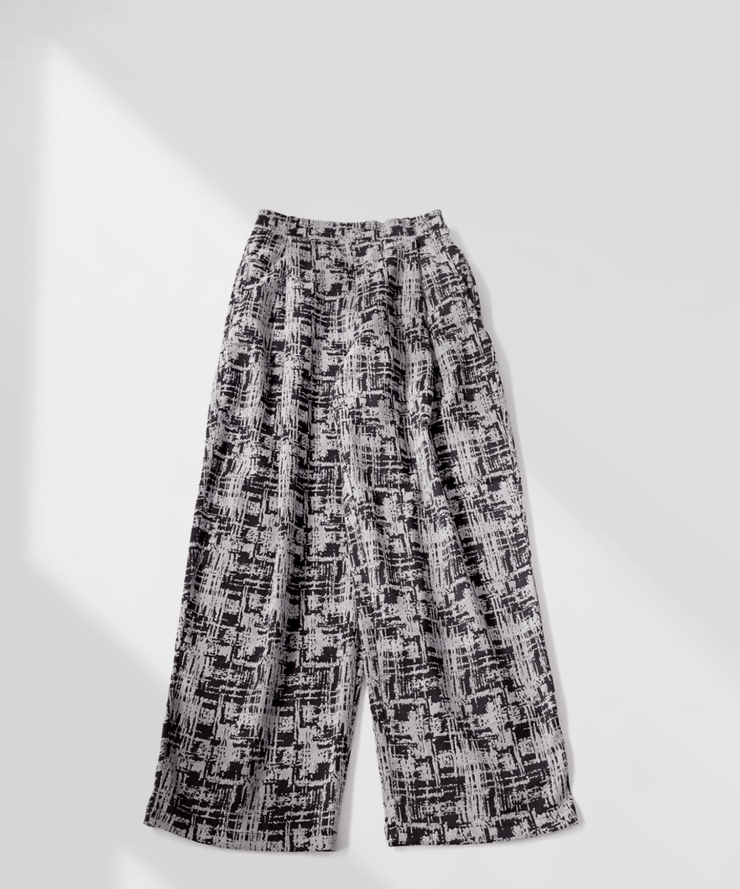 Nuance Pattern Jacquard Pants Men's