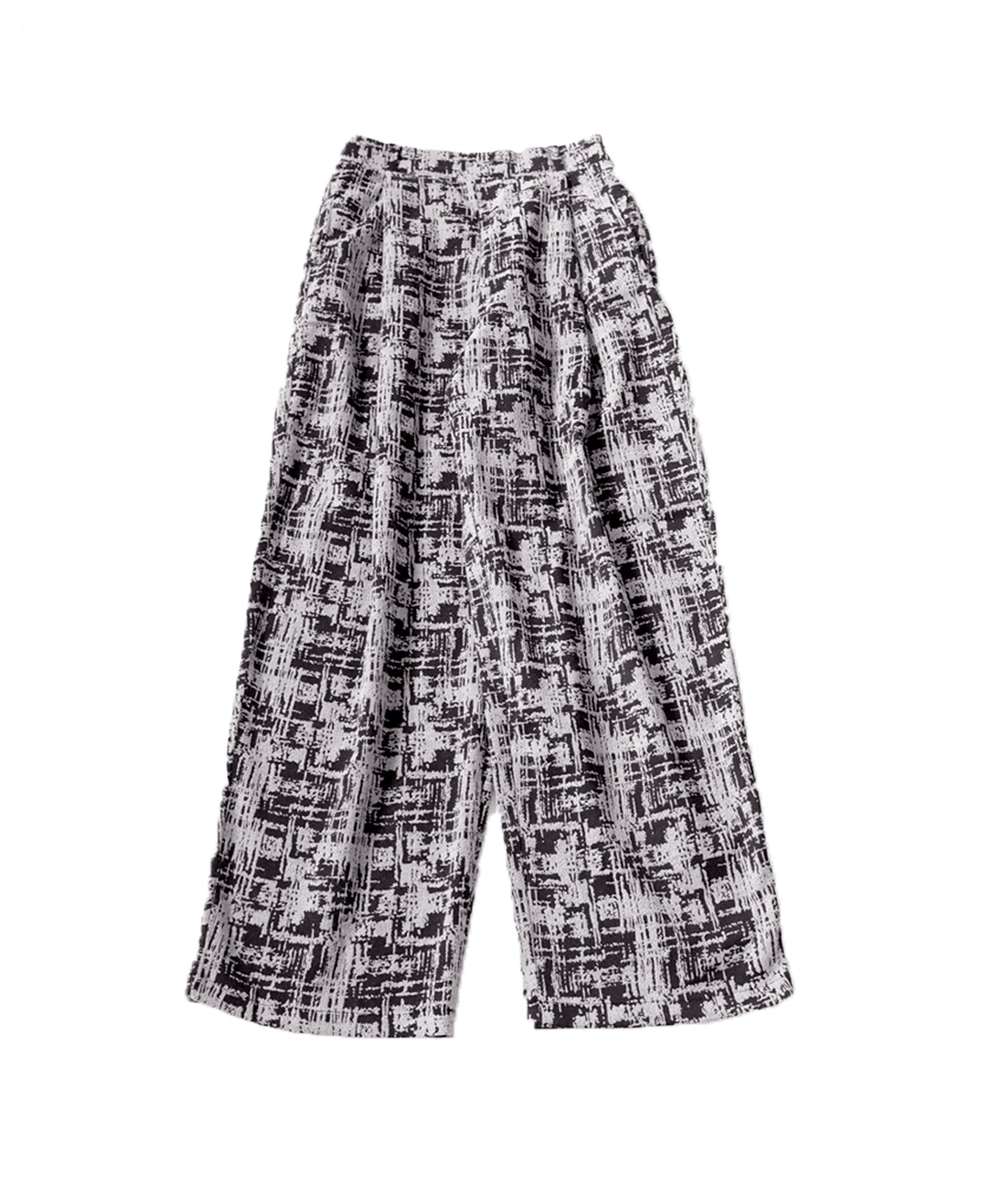 Nuance Pattern Jacquard Pants Ladies