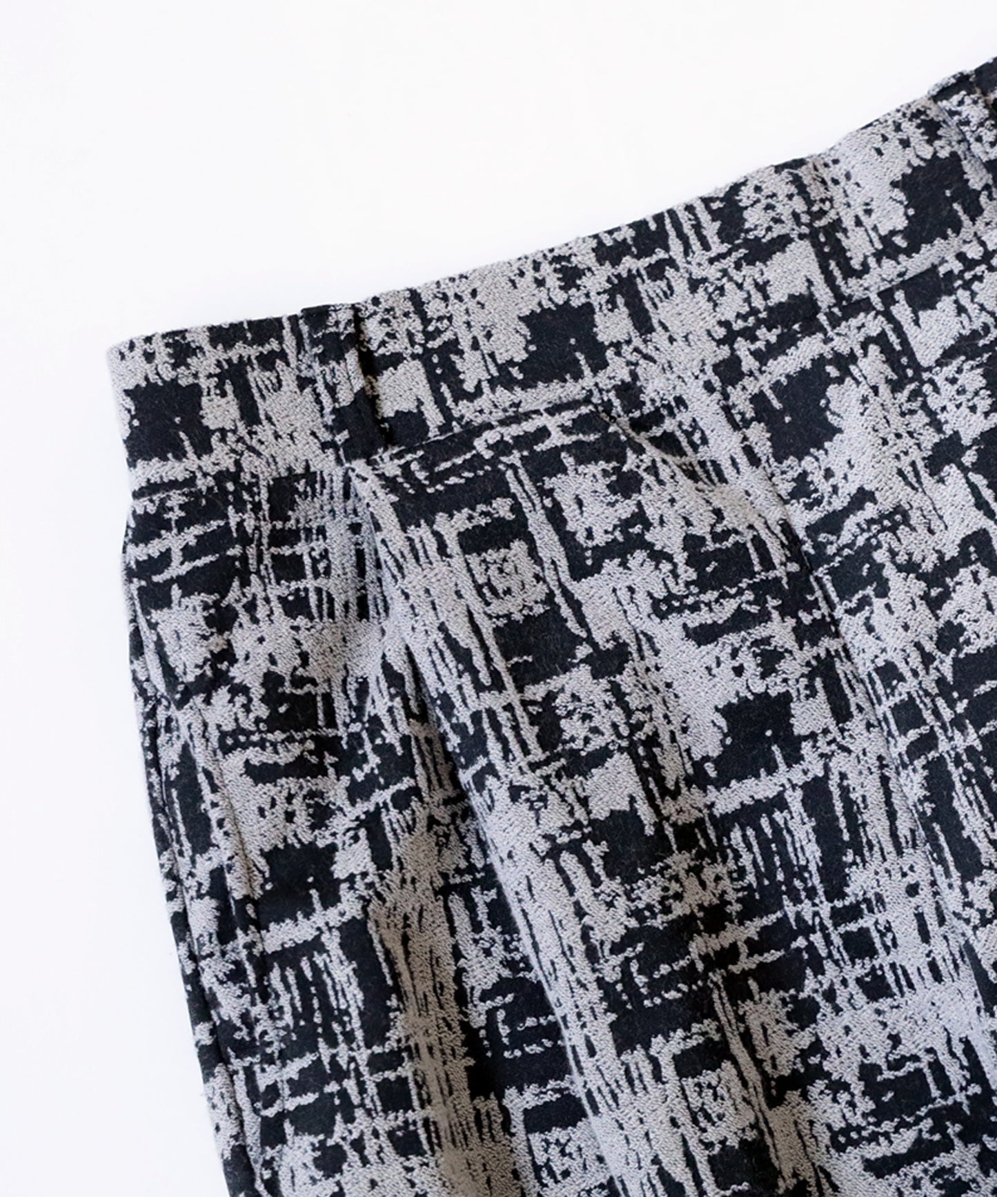 Nuance Pattern Jacquard Pants Men's