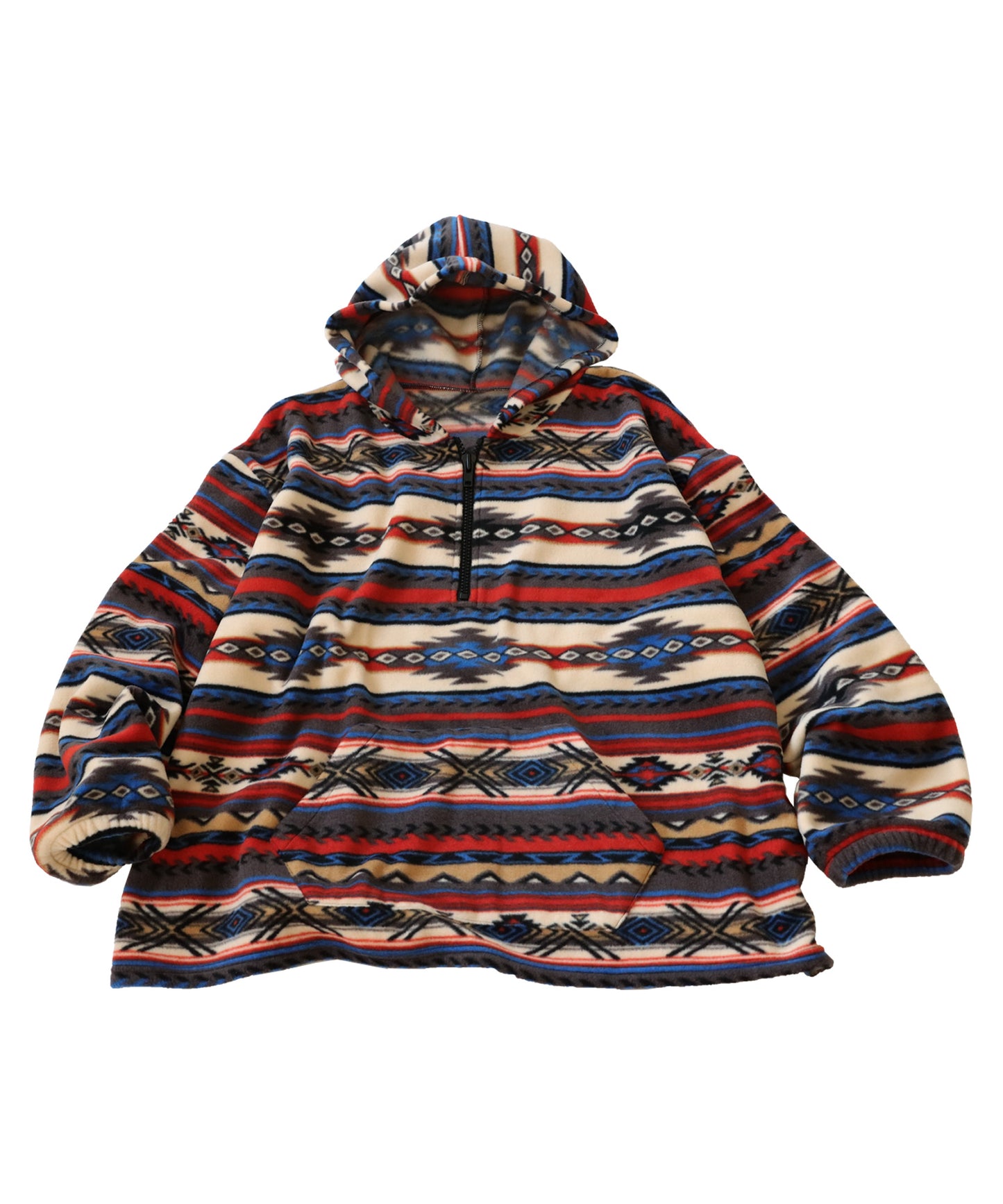 Native Pattern Half Zip Tops Ladies