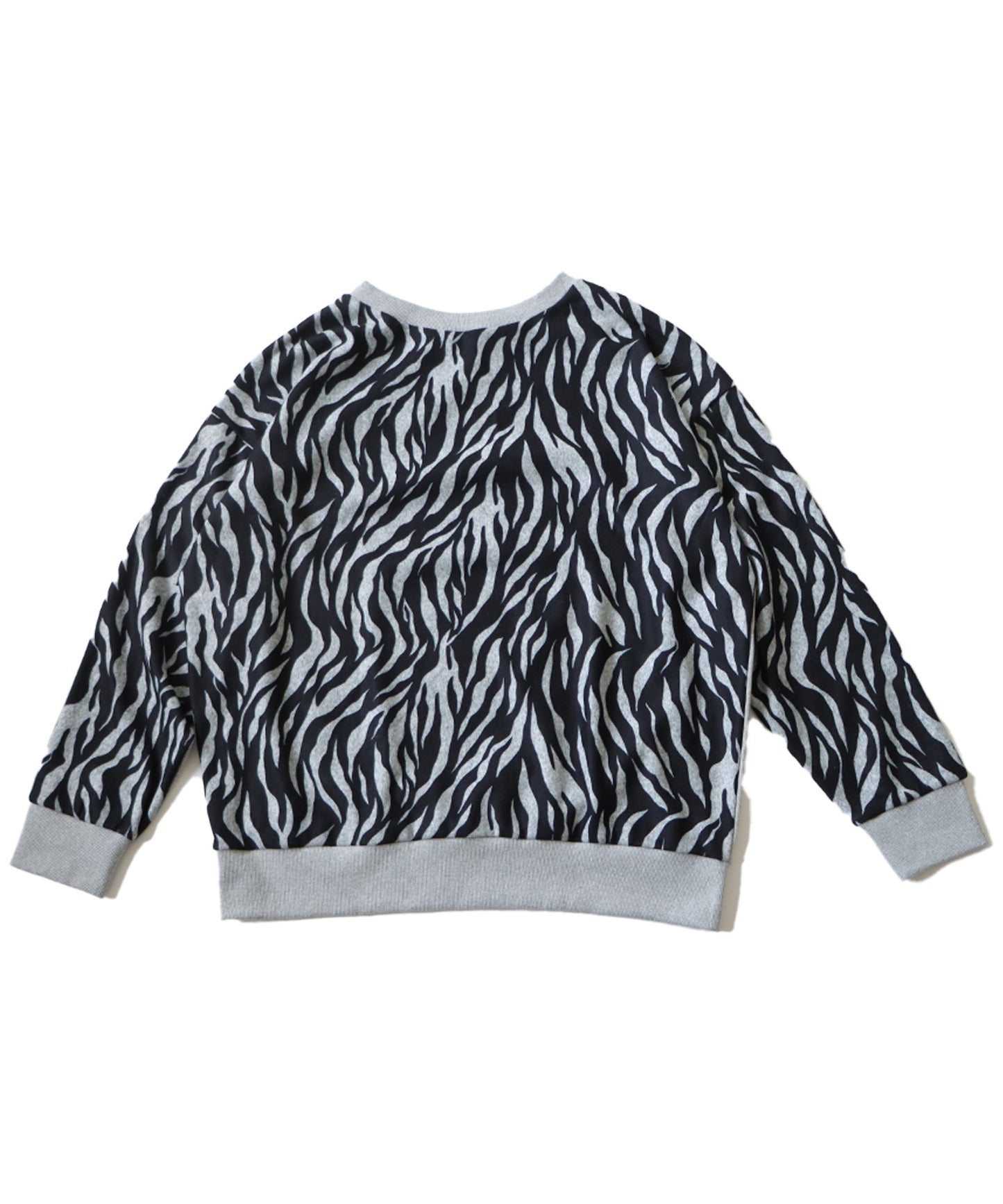 2Way Zebra Pattern Design Tops Ladies