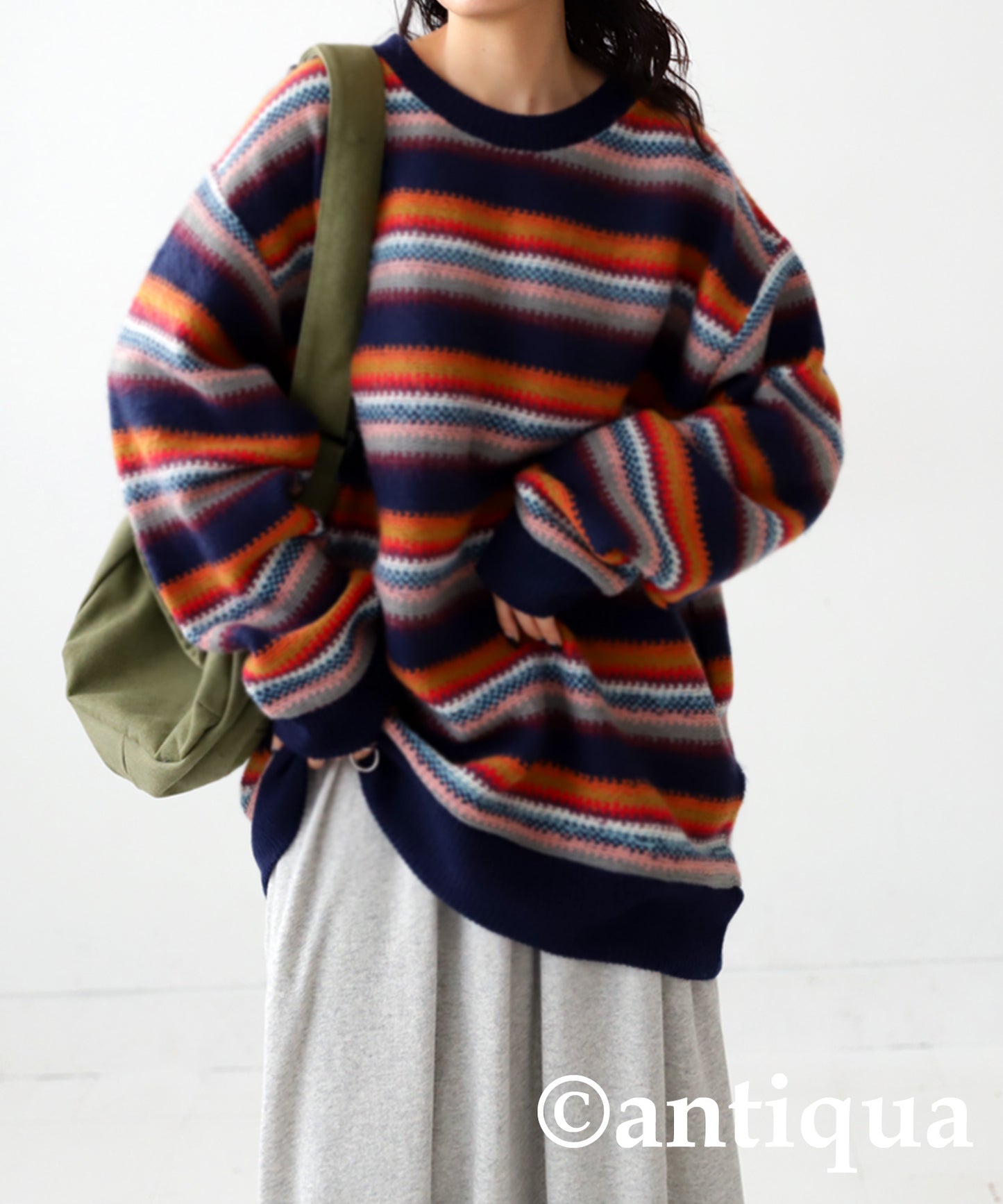 Stripe Knit Ladies