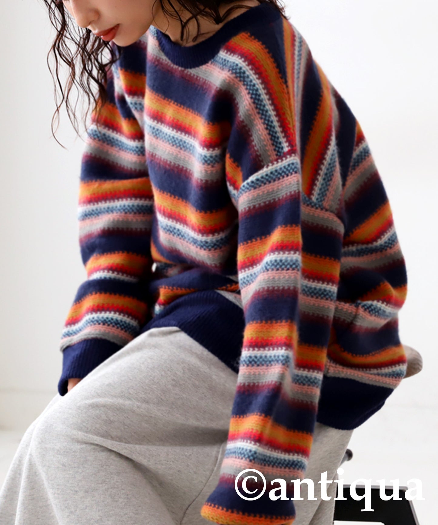 Stripe Knit Ladies