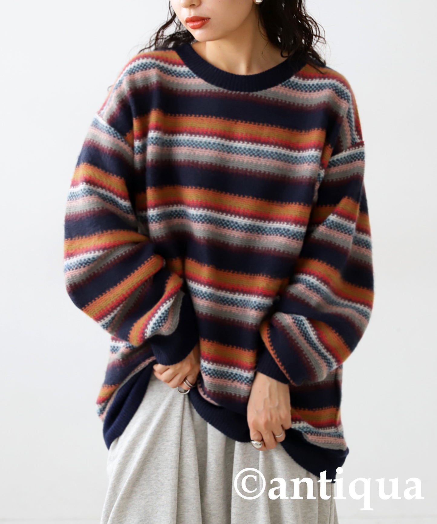 Stripe Knit Ladies