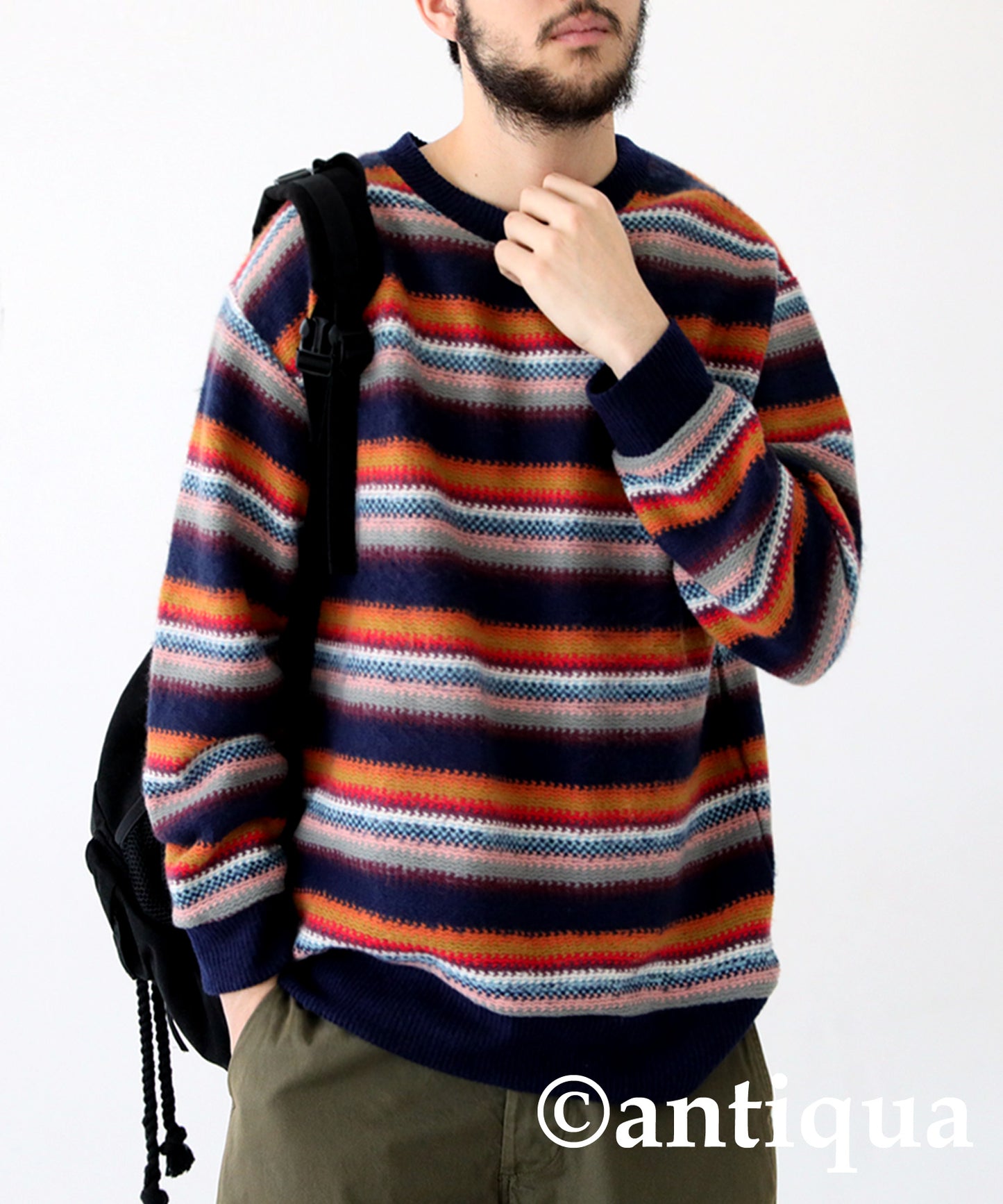 Stripe Knit Men's