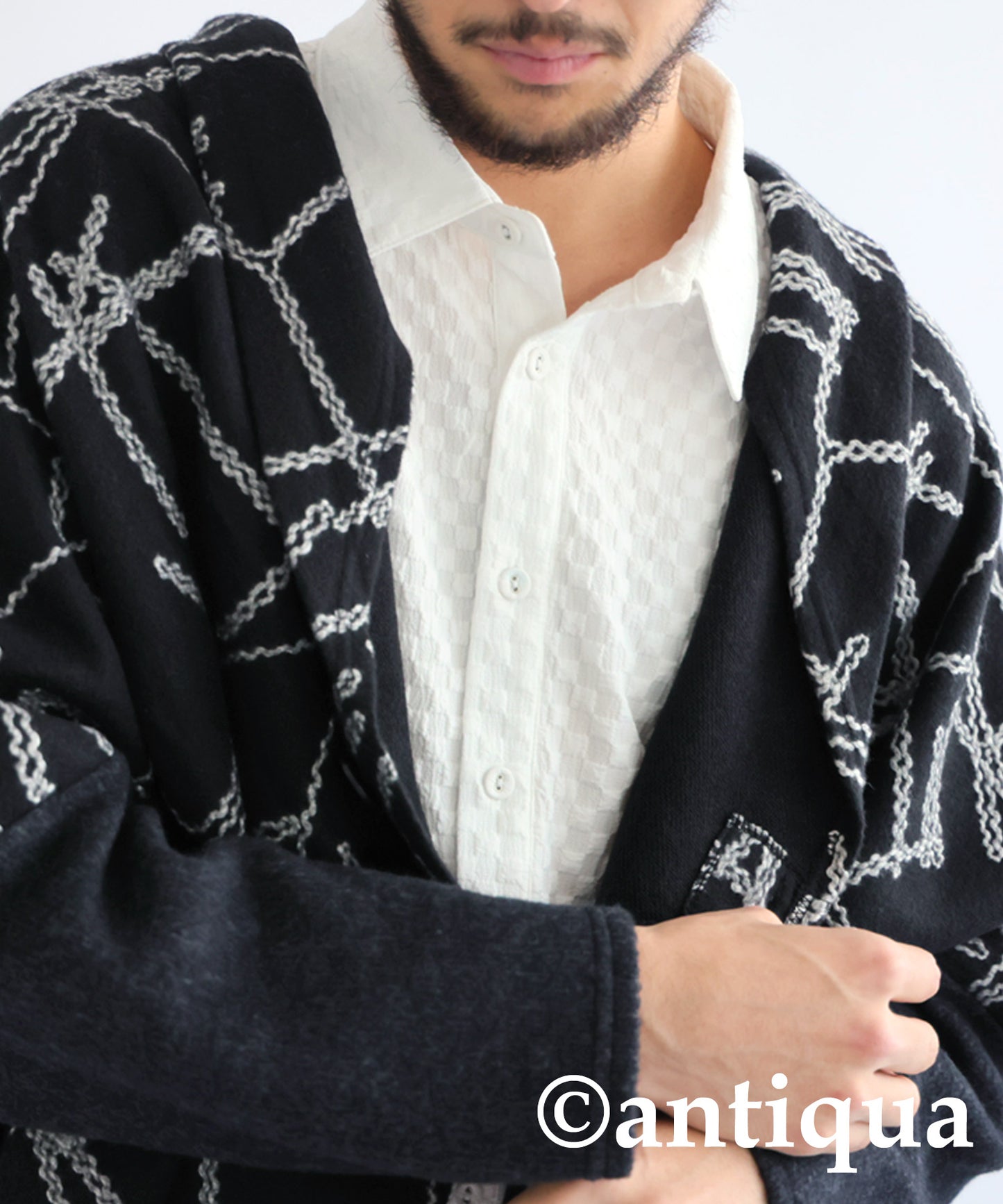 Wool Mixed Cardigan Men’s