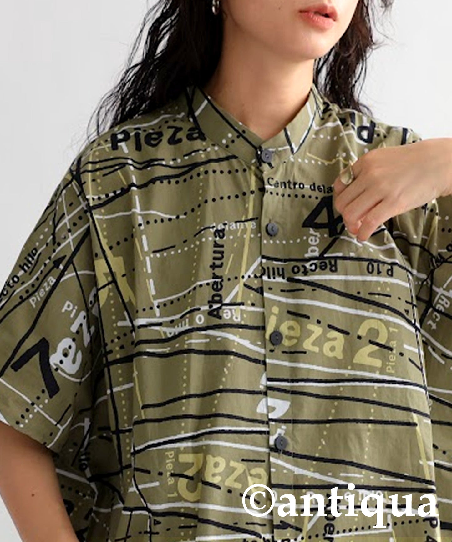 All-Over Pattern Shirt Ladies